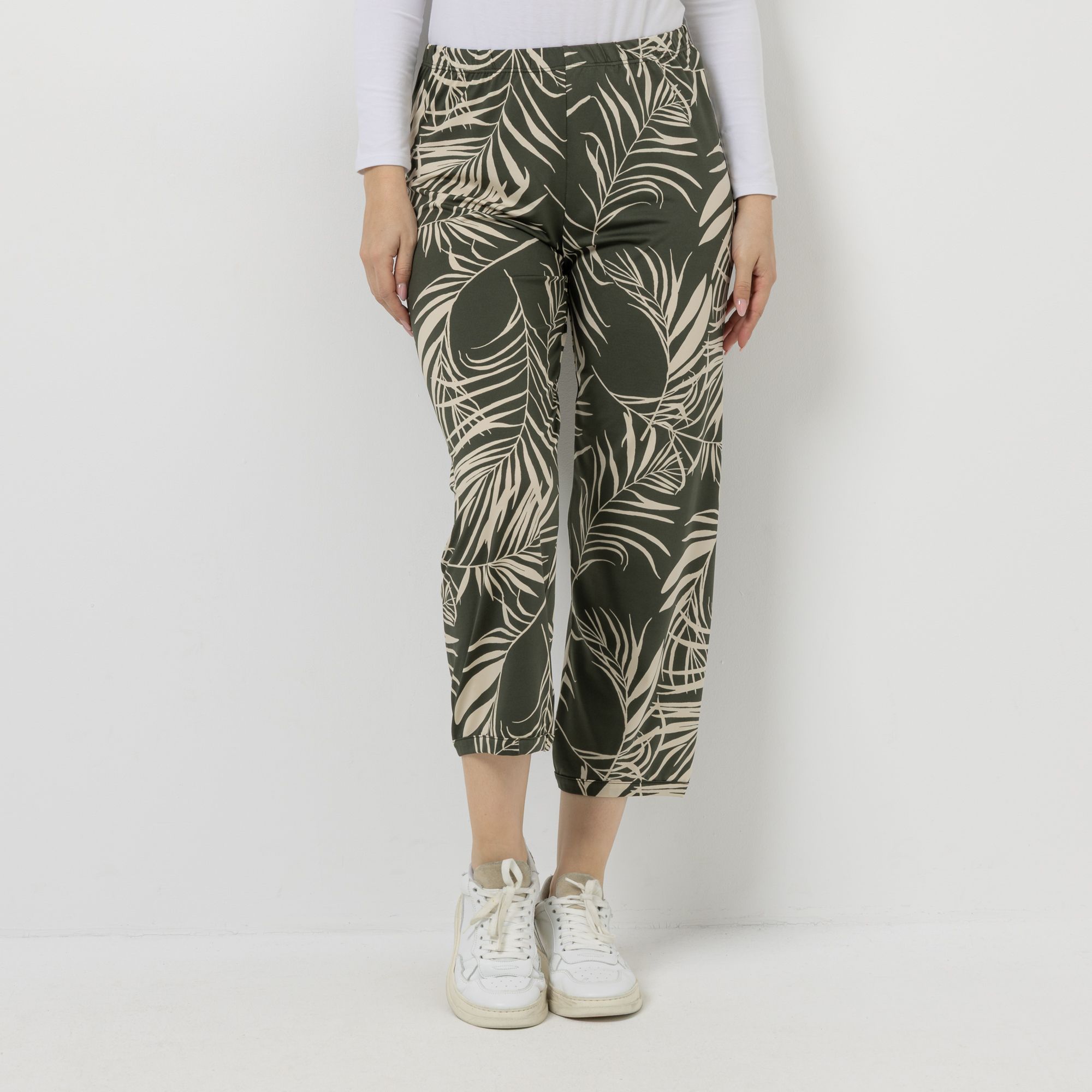 KIM & CO. Hose, 7/8-Länge Brazil Knit Jersey Rundumdehnbund schmaler Beinverlauf