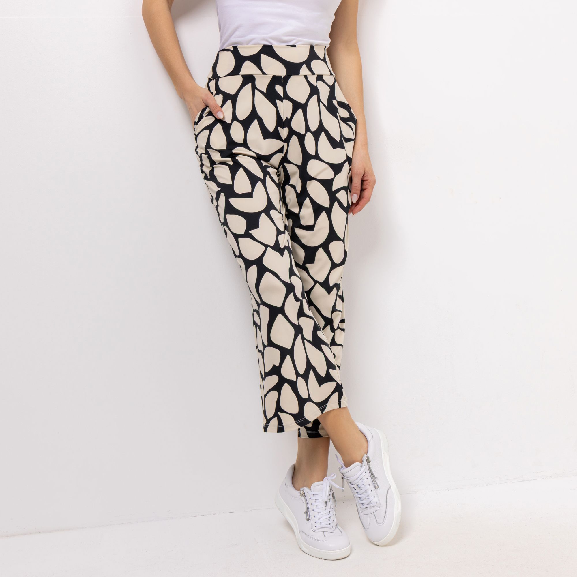 KIM & CO. Hose, 7/8-Länge Brazil Knit Jersey Rundumdehnbund figurumspielend