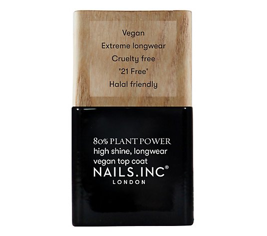 NAILS.INC® 80% Plant Power Top Coat 14ml