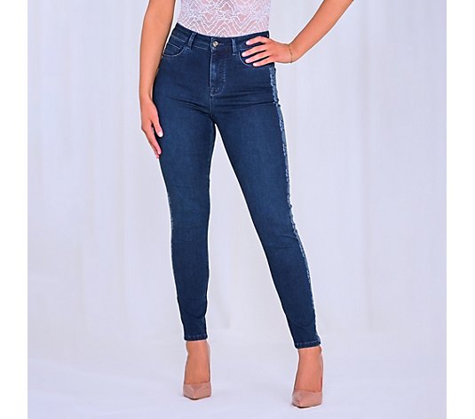 SCHIFFHAUER MUNICH® Jeans Florence Magic The Original® Laserprint, elastisch schmales Bein