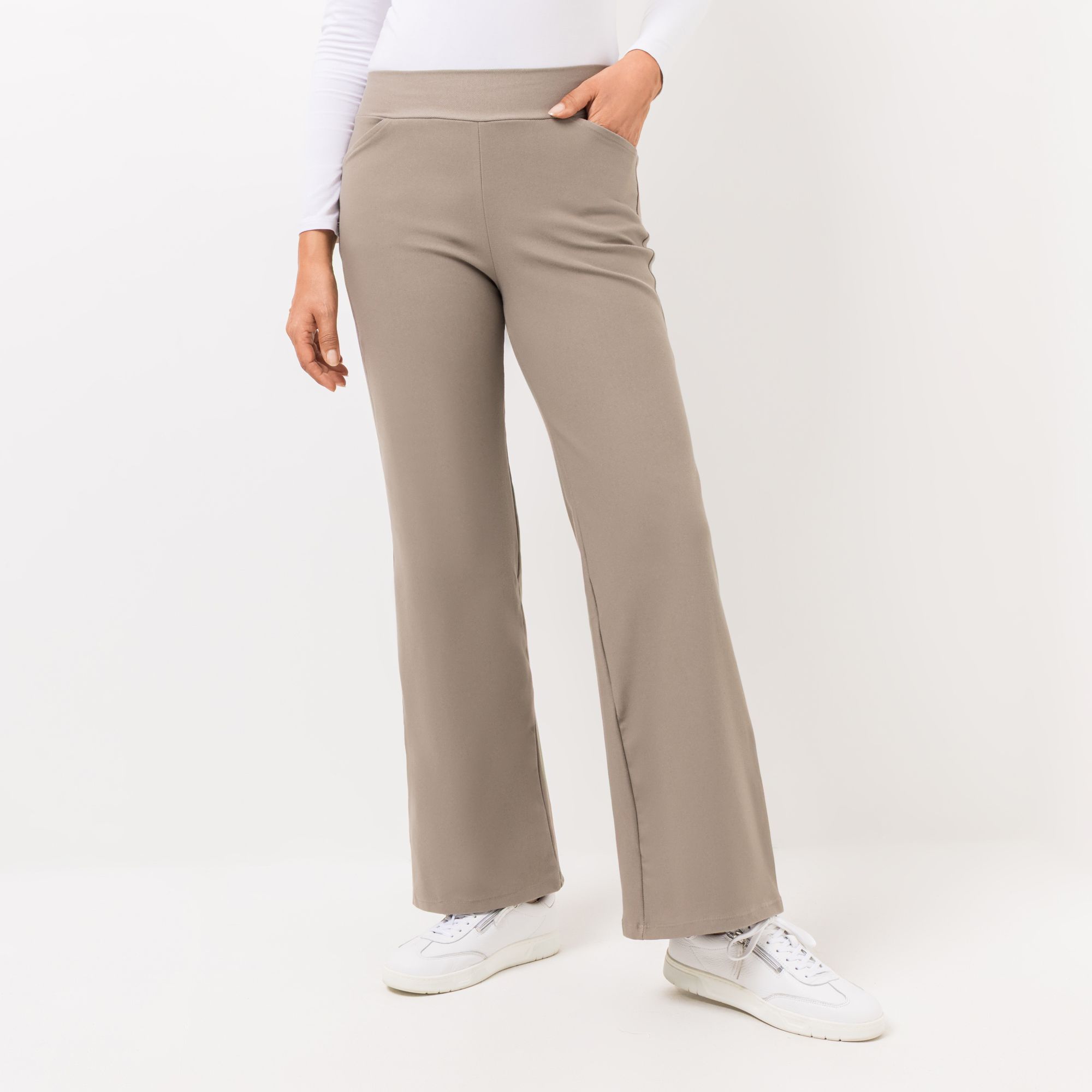 KIM & CO. Hose, 1/1-Länge Denim Jersey 2 Eingrifftaschen gerader Beinverlauf