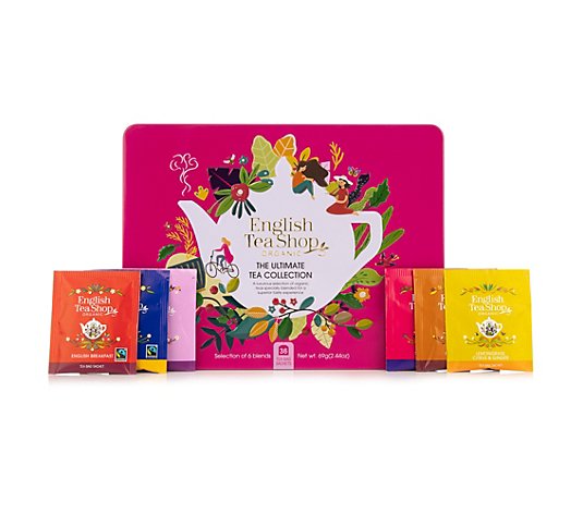 ENGLISH TEA SHOP Bio Ultimate Tea Collection mit 36x Teebeuteln Metalldose