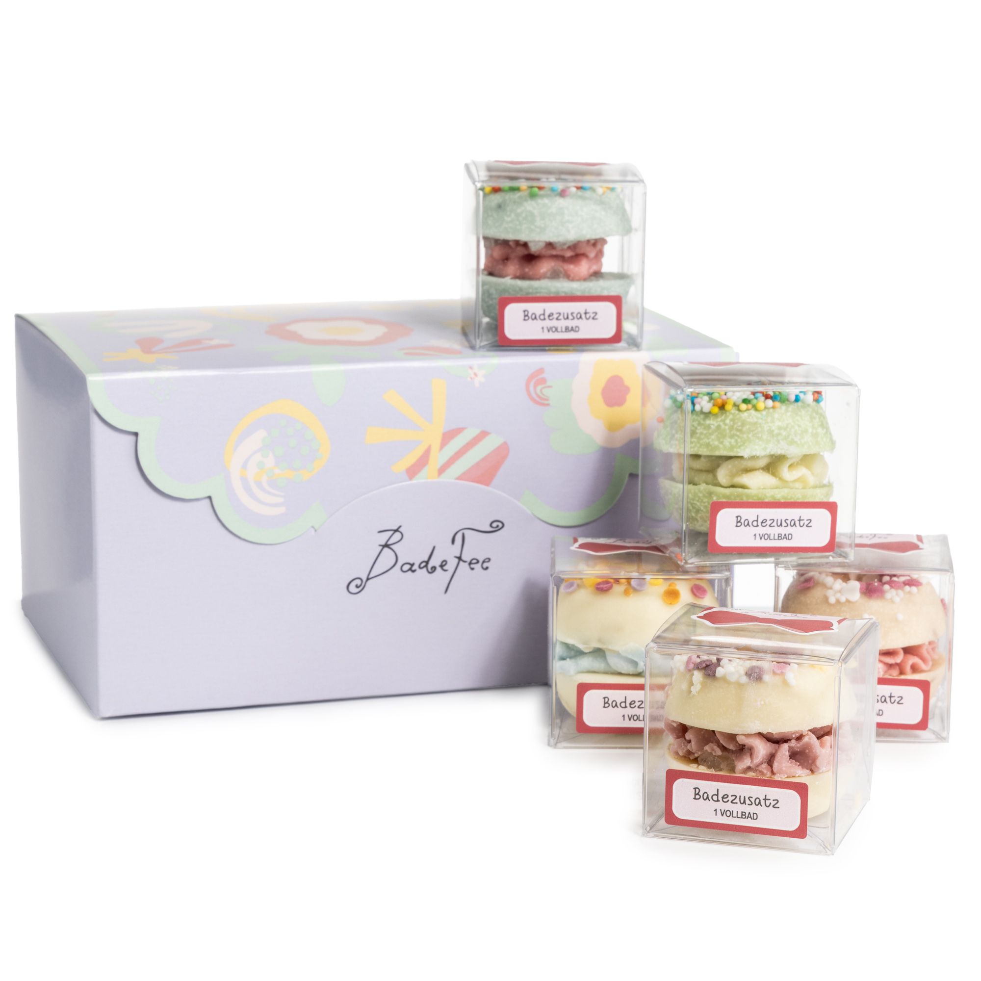 BADEFEE Badedonuts 6x 40g in Geschenkbox