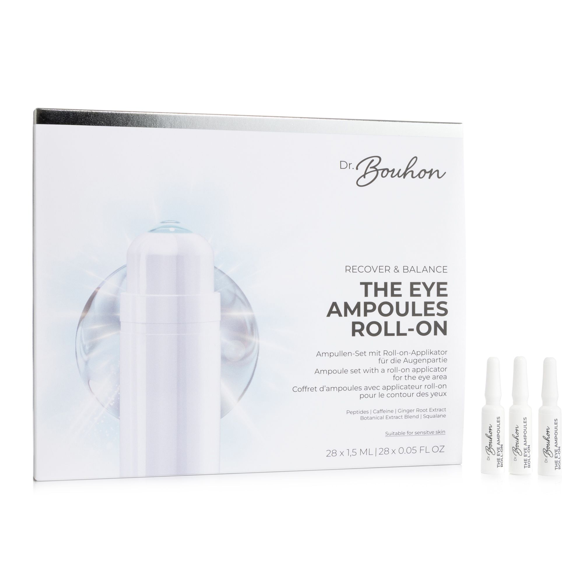 DR. BOUHON Recover & Balance The Eye Ampullen 28x1,5ml mit Roll-On