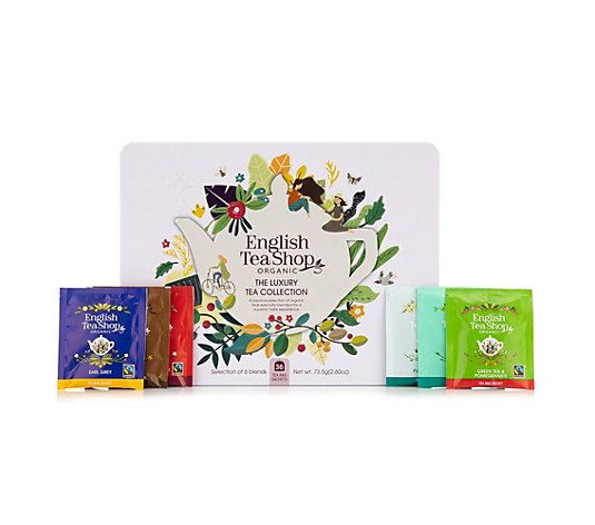 ENGLISH TEA SHOP Bio Classic Collection mit 36x Teebeuteln Metalldose