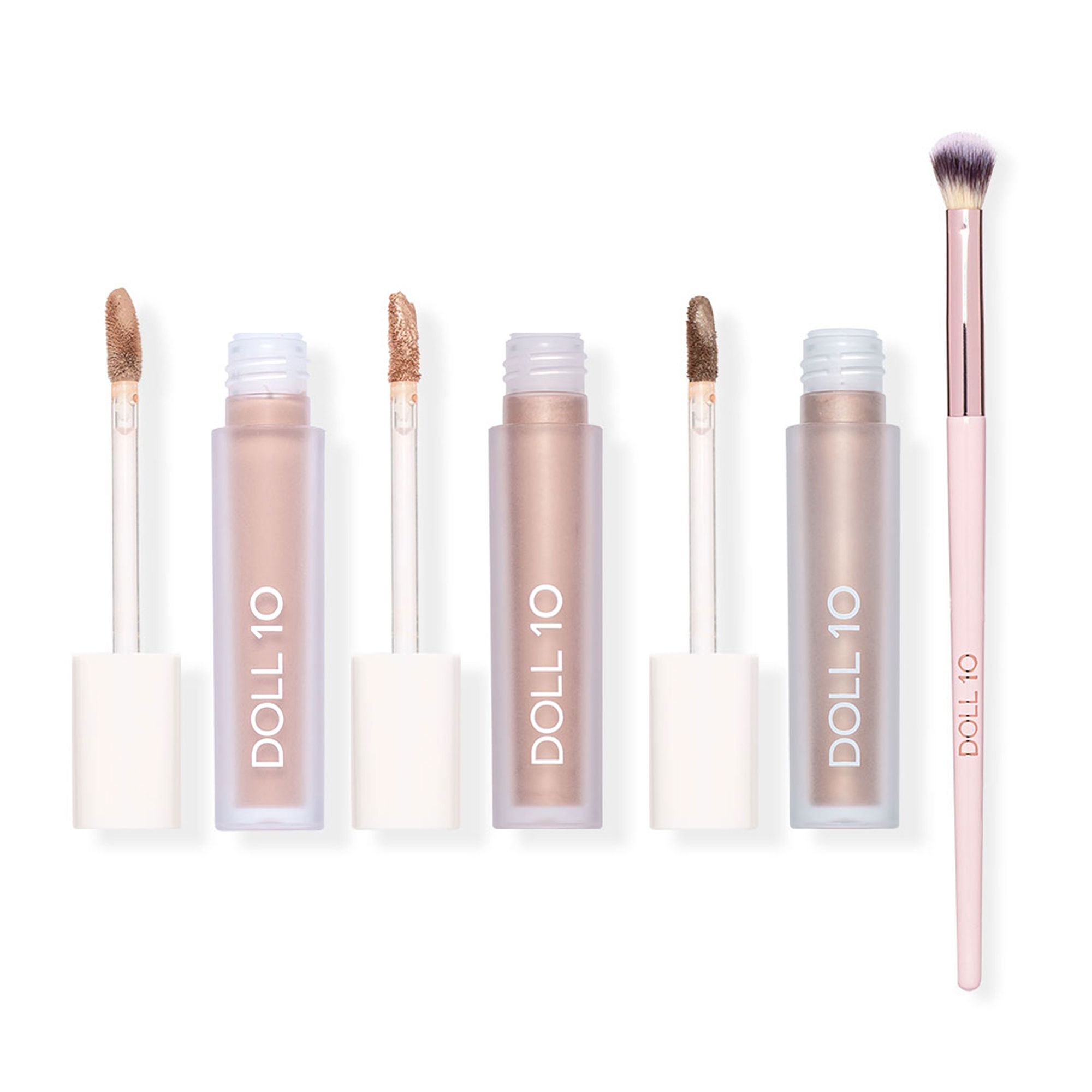 DOLL 10 BEAUTY T.C.E Smoothing Cream Eye Shadow 3x3,2g mit Pinsel