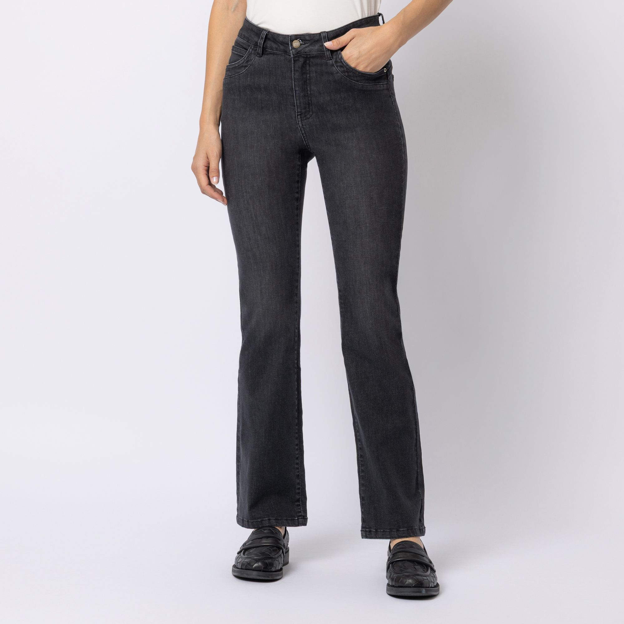STEFFEN SCHRAUT Jeans 5-Pocket-Style lange Form Bootcut