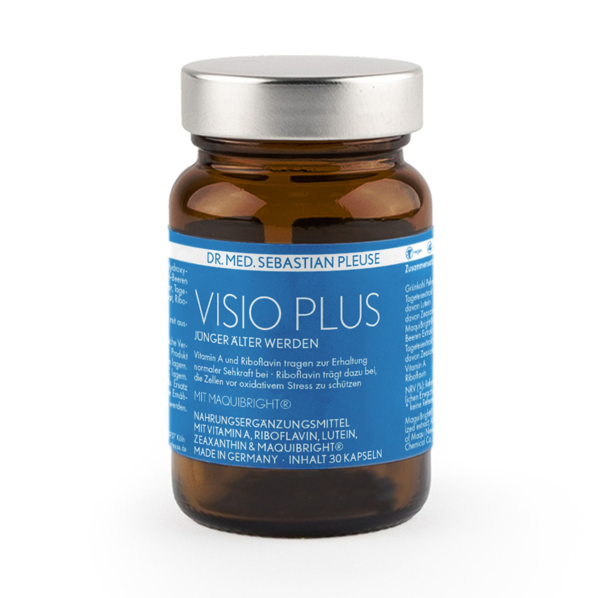 Dr. med. Sebastian Pleuse Visio Plus mit MaquiBright®, 60 Kapseln für 30 Tage