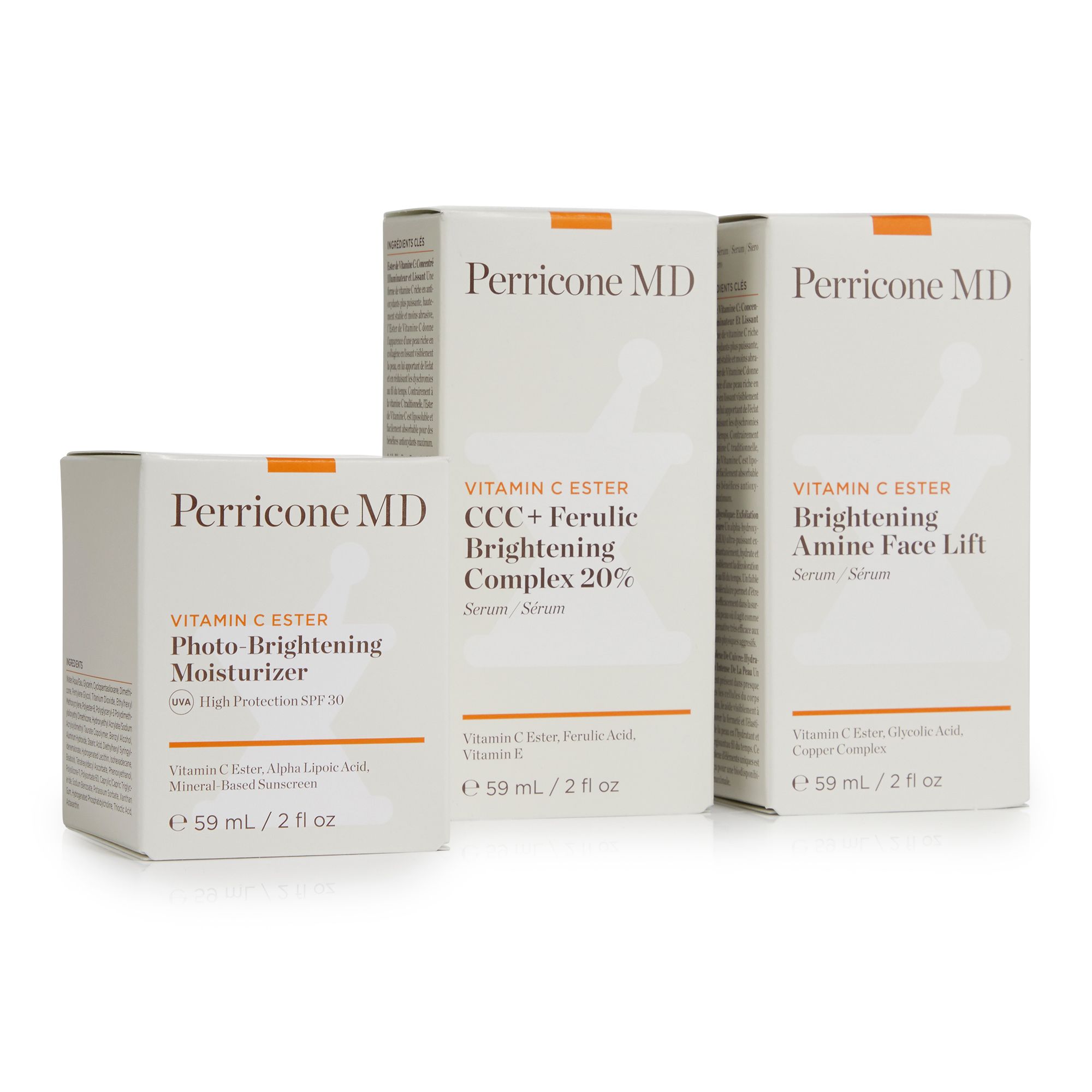 DR. PERRICONE Vitamin C Trio Moisturizer, Ester Amine Face Lift, Ester ...