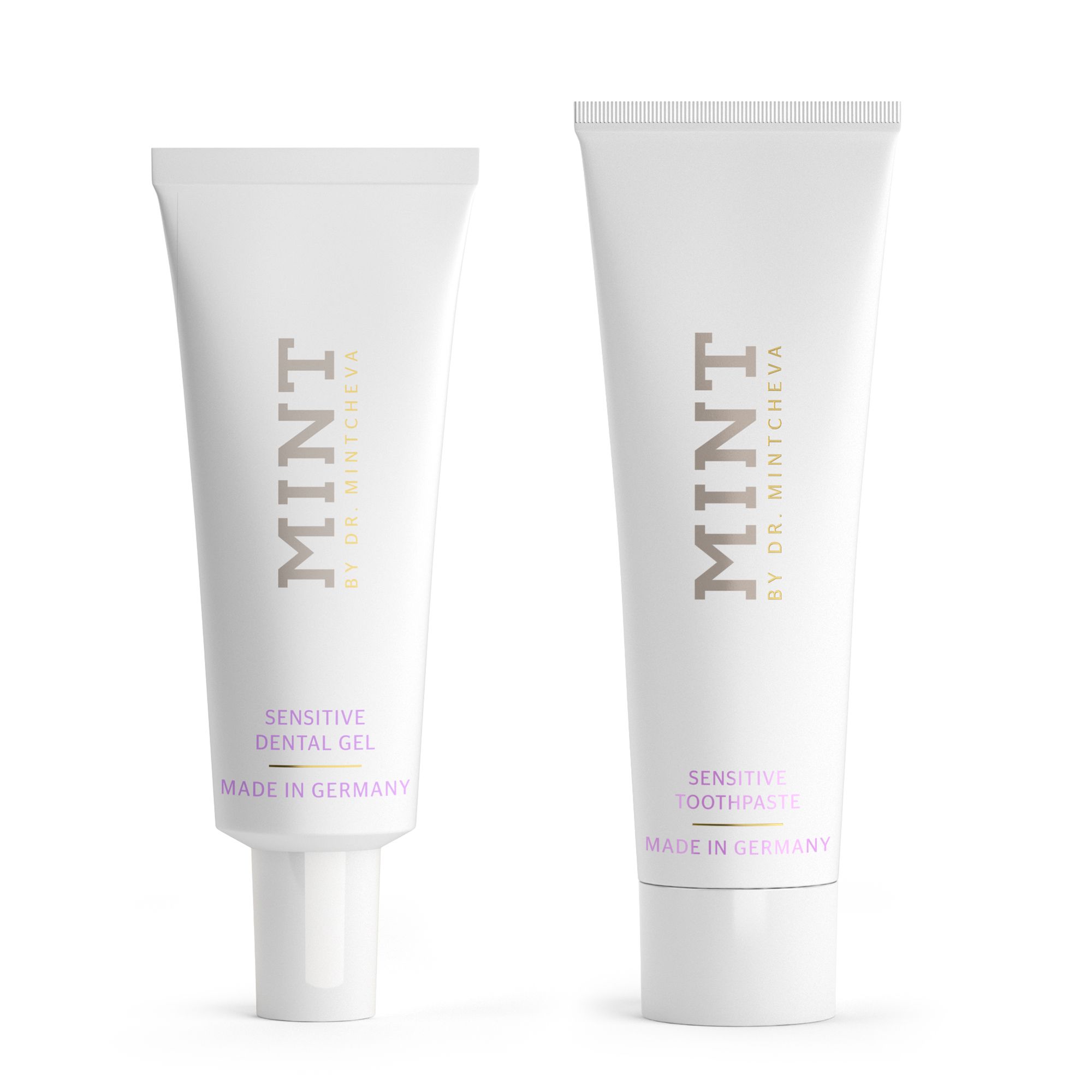 MINT SENSITIVE Zahngel mit Spitzenapplikator 50ml & Zahnpasta 85ml