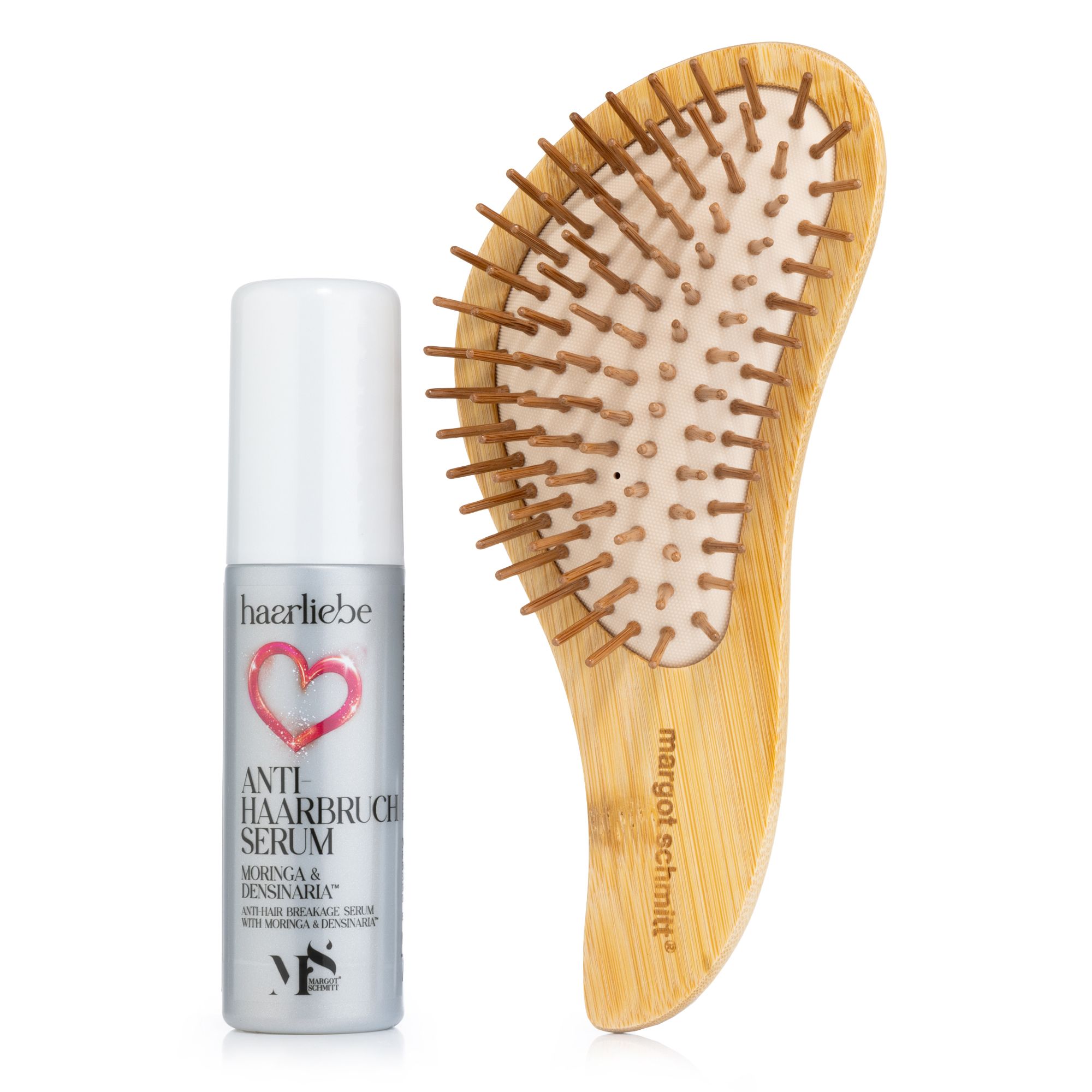 MARGOT SCHMITT® Pneumassagebürste & Haarliebe Anti Haarbruch Spray 75ml