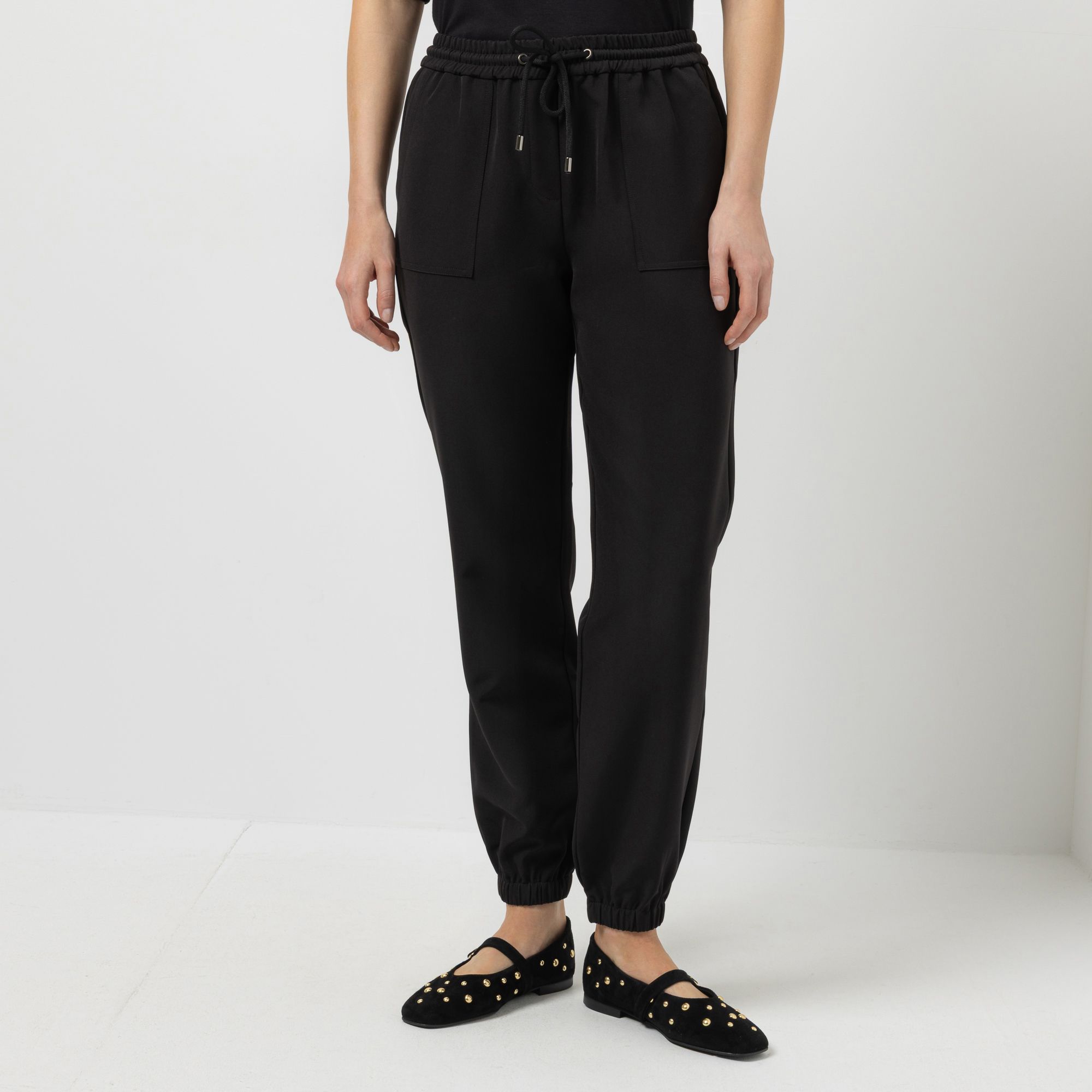 STEFFEN SCHRAUT Hose knöchellang Rundumdehnbund konischer Beinverlauf