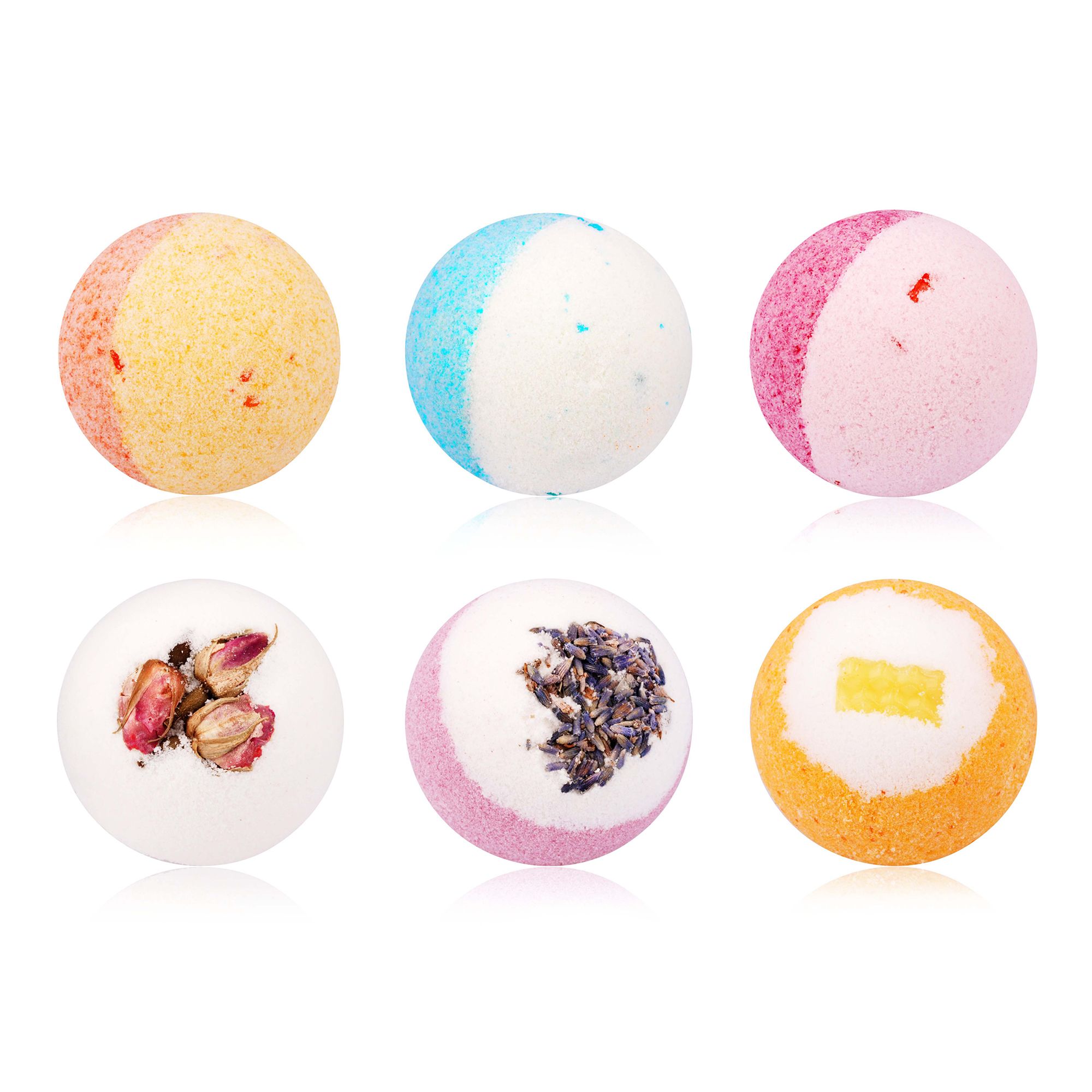 BADEFEE Badebomben Geschenkset sortiert 6x 110g