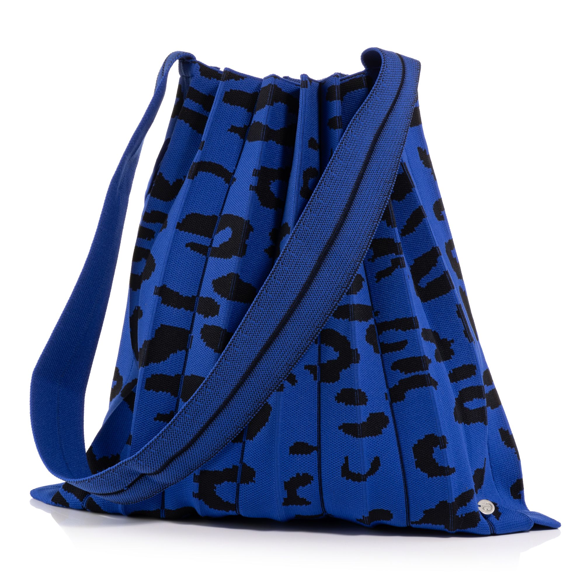 EVA LUTZ Stricktasche Leo-Jacquard mit Riemen ca. 40x36cm