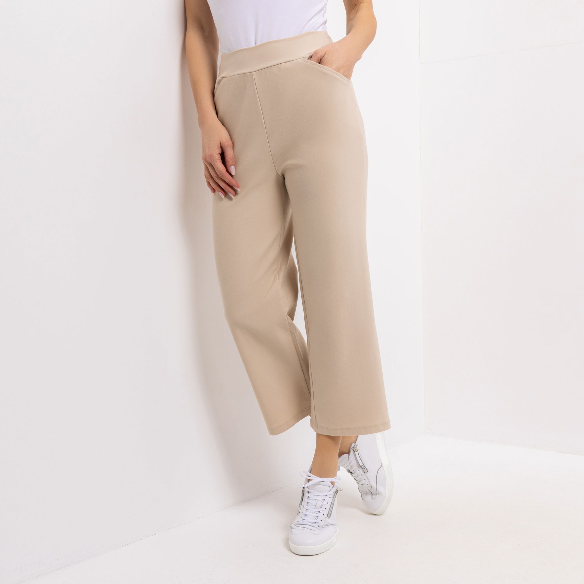 KIM & CO. Hose, 7/8-Länge Denim Jersey Eingrifftaschen figurumspielend