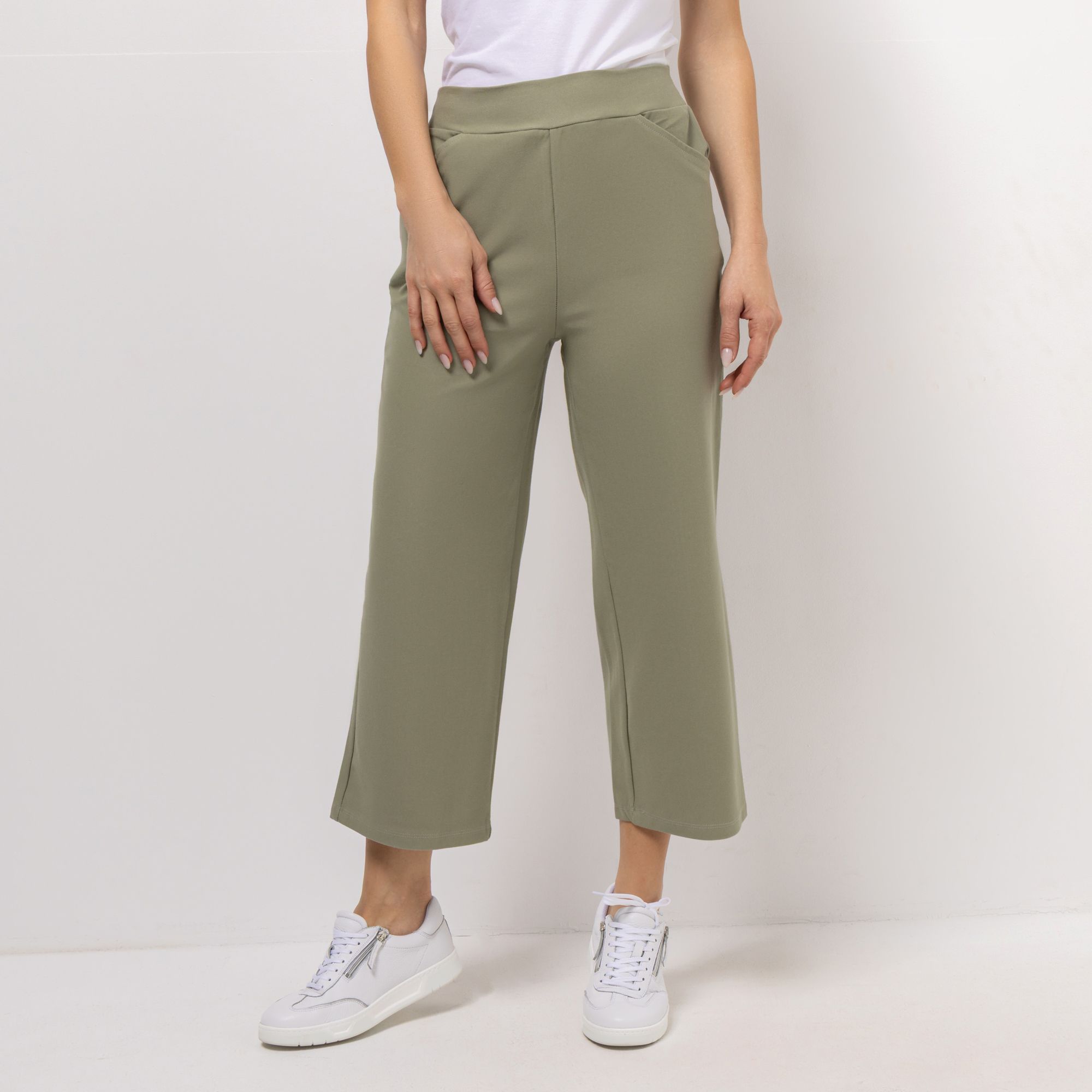 KIM & CO. Hose, 7/8-Länge Denim Jersey Eingrifftaschen figurumspielend