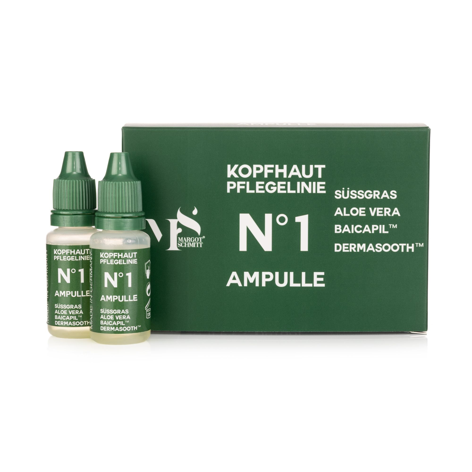  MARGOT SCHMITT® Kopfhaut Pflegelinie No. 1 Haar Ampullen 10x 10ml Ampullen