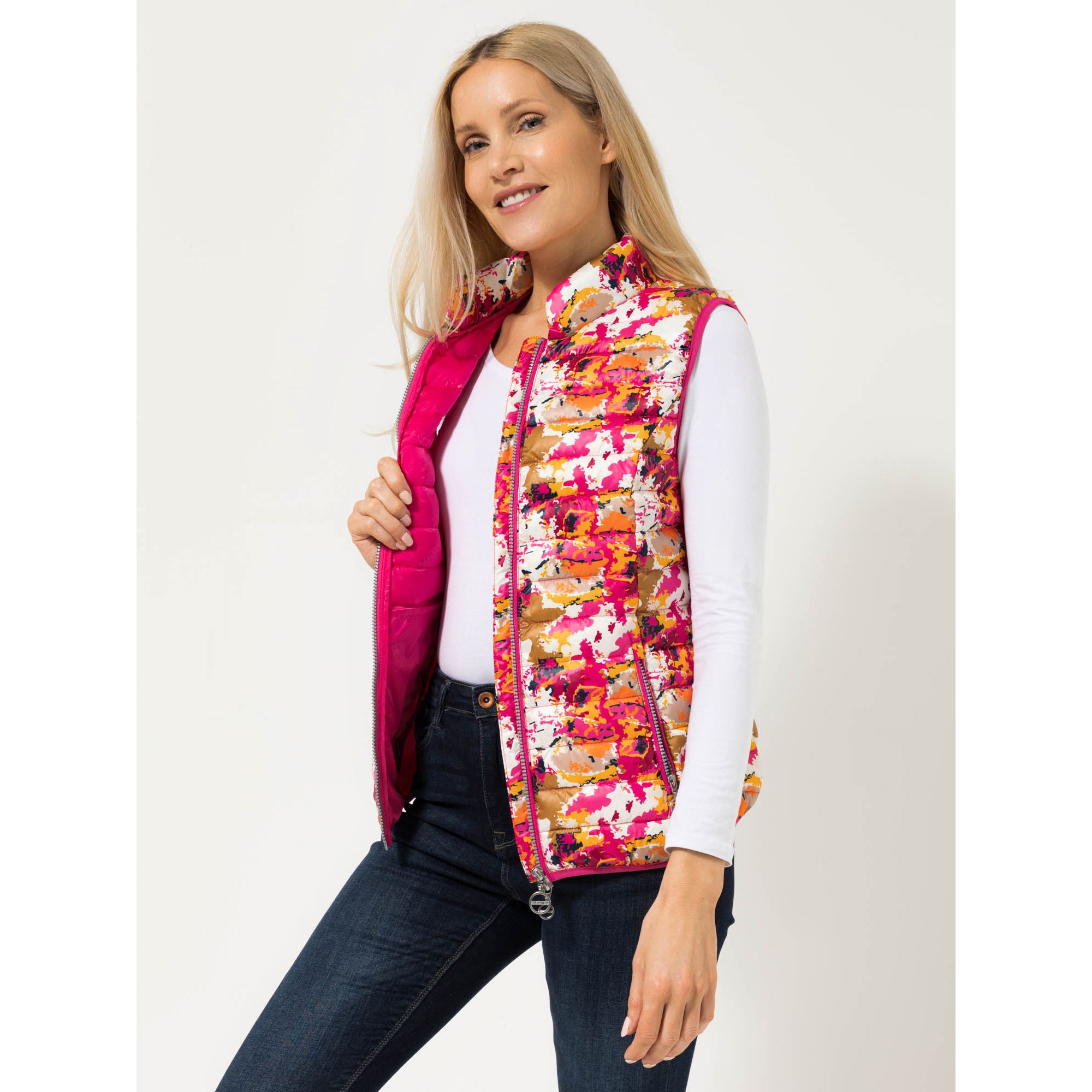 DAWID by Dawid Tomaszewski Steppweste Stehkragen figurumspielend