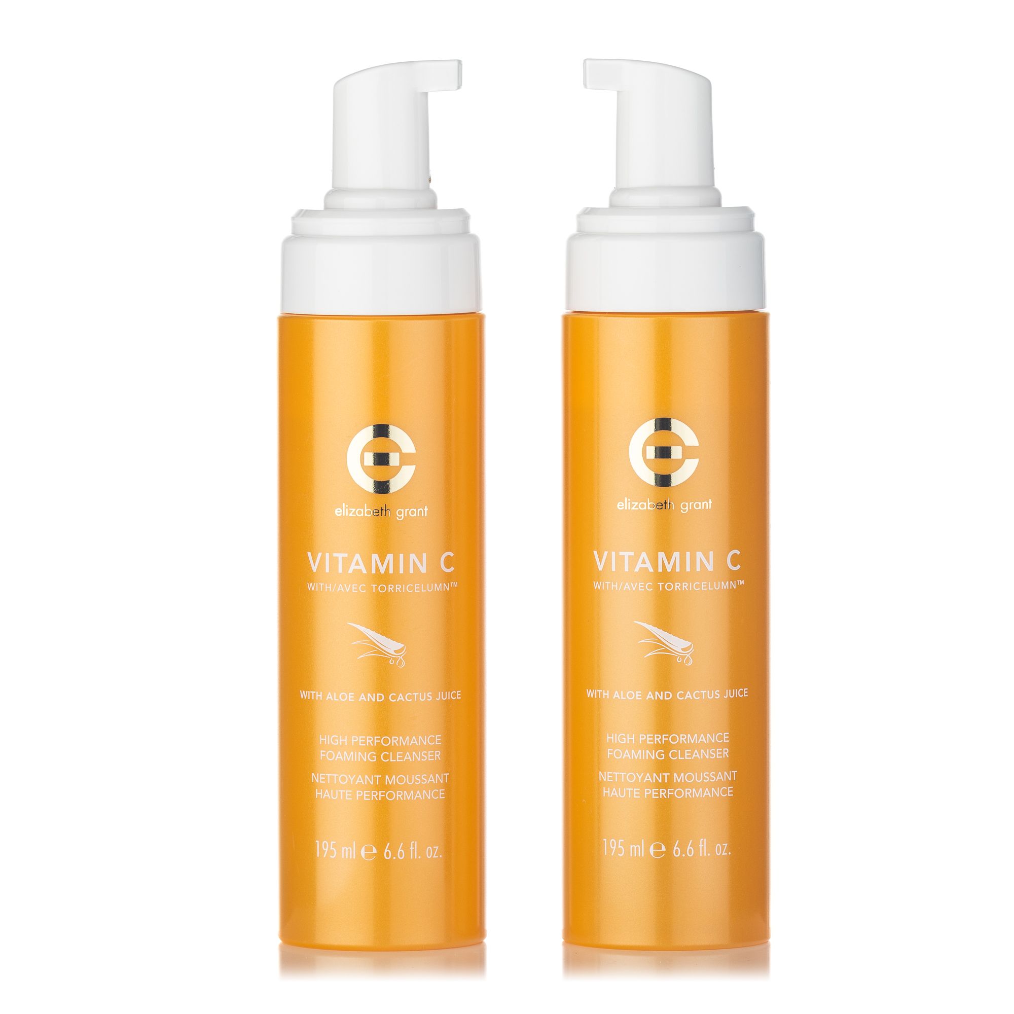 ELIZABETH GRANT Vitamin C mit Aloe Reinigungsschaum Duo 2x 195ml
