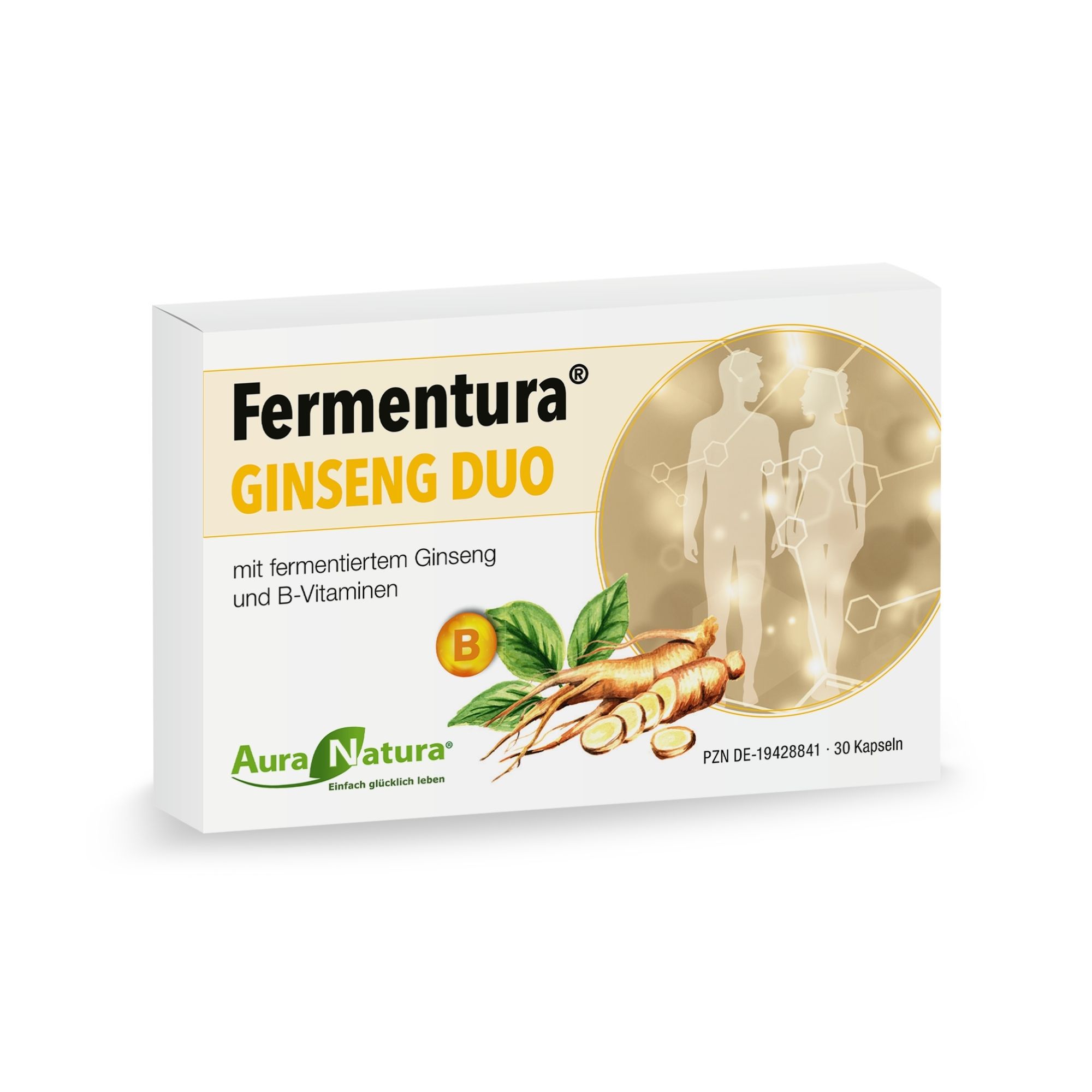 AuraNatura® Fermentura® Ginseng Duo 30 Kapseln für 30 Tage