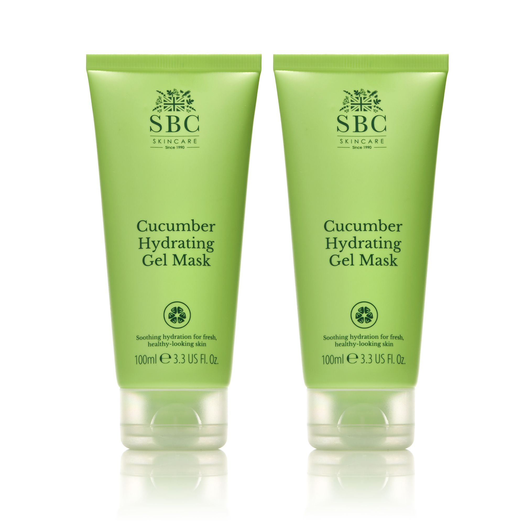 SBC Cucumber Hydrating Gel Mask Duo 2x 100ml
