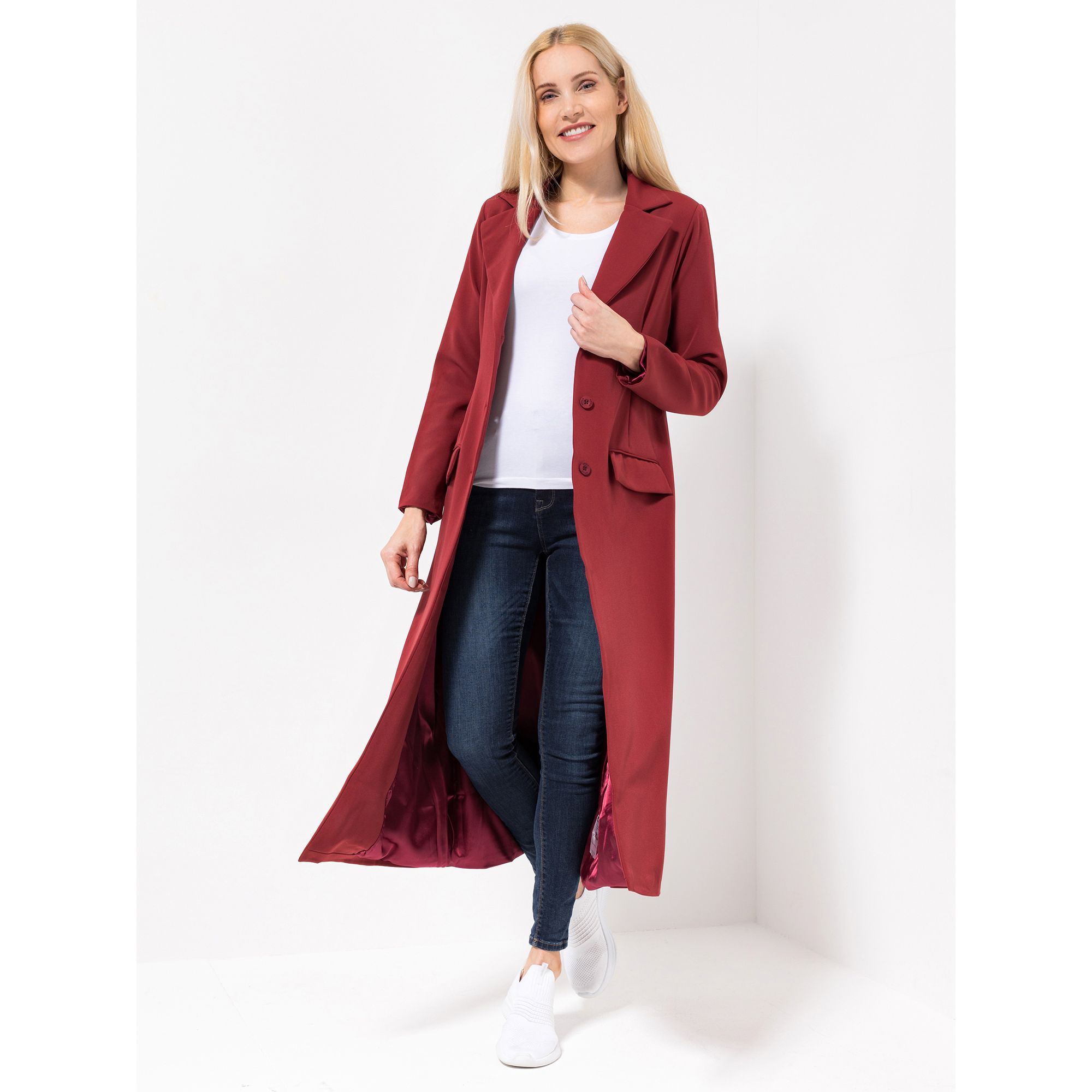 SOULS BY EYWASOULS® Blazermantel, 1/1 Arm Reverskragen figurumspielend