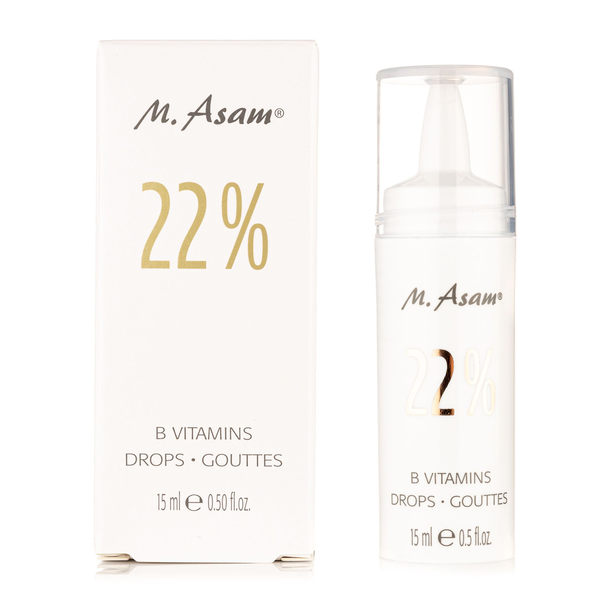 M.ASAM® Skin Hero 22 B Vitamins Drops 15ml QVC.de
