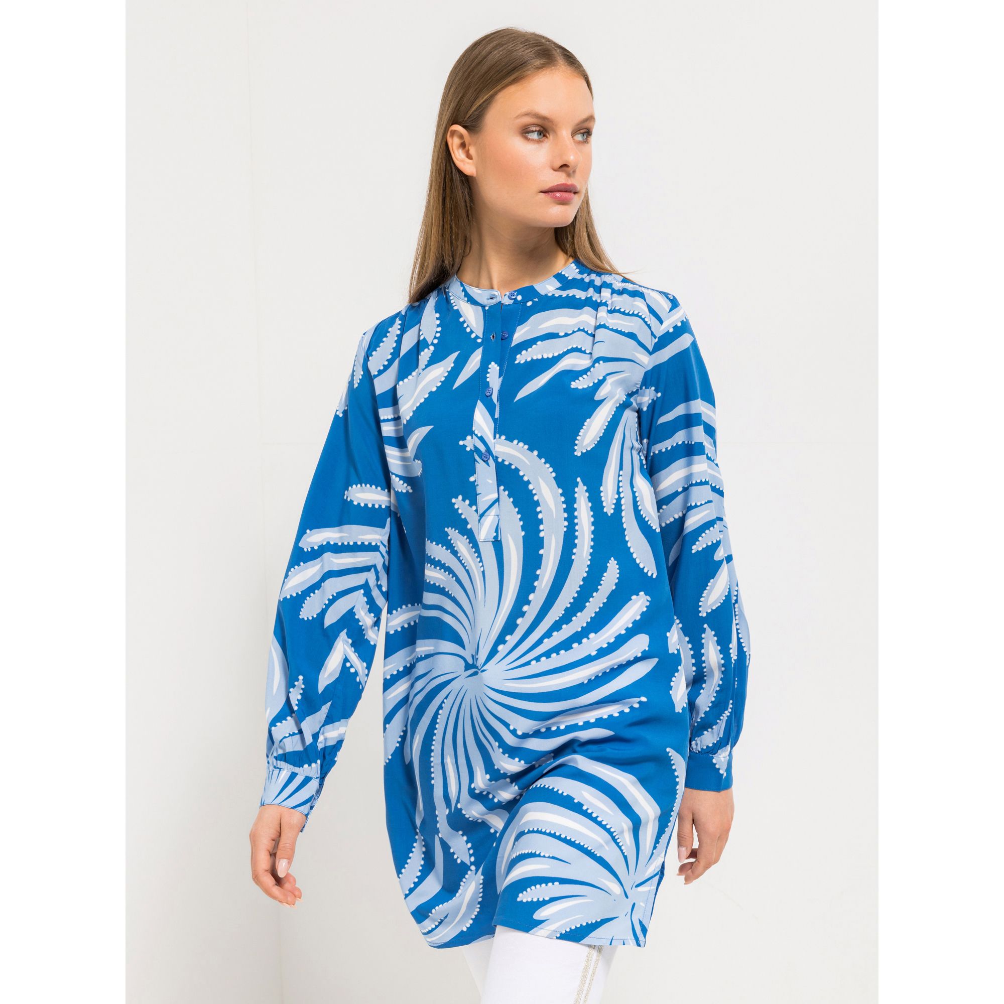 STEFFEN SCHRAUT Tunika, 1/1-Arm Taschen aus ECOVERO Viskose leger weit