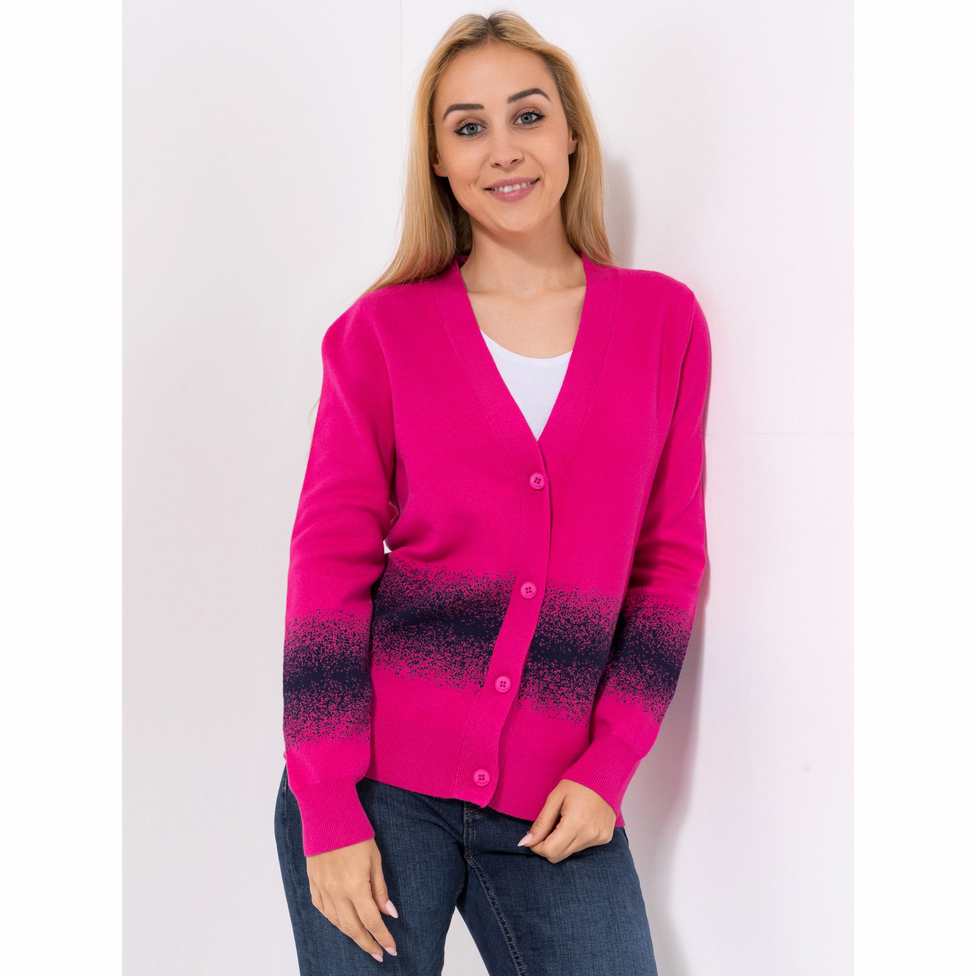 DAWID by Dawid Tomaszewski Cardigan, 1/1-Arm V-Ausschnitt figurumspielend