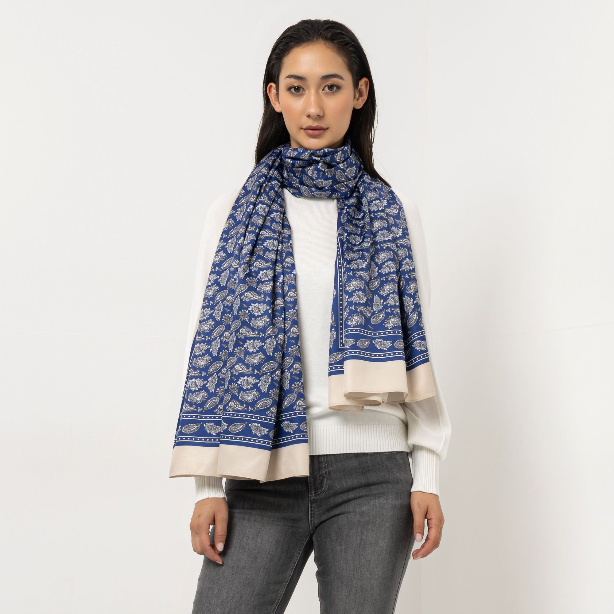 STEFFEN SCHRAUT Schal Caracas Twill-Stoff ca. 90x190cm