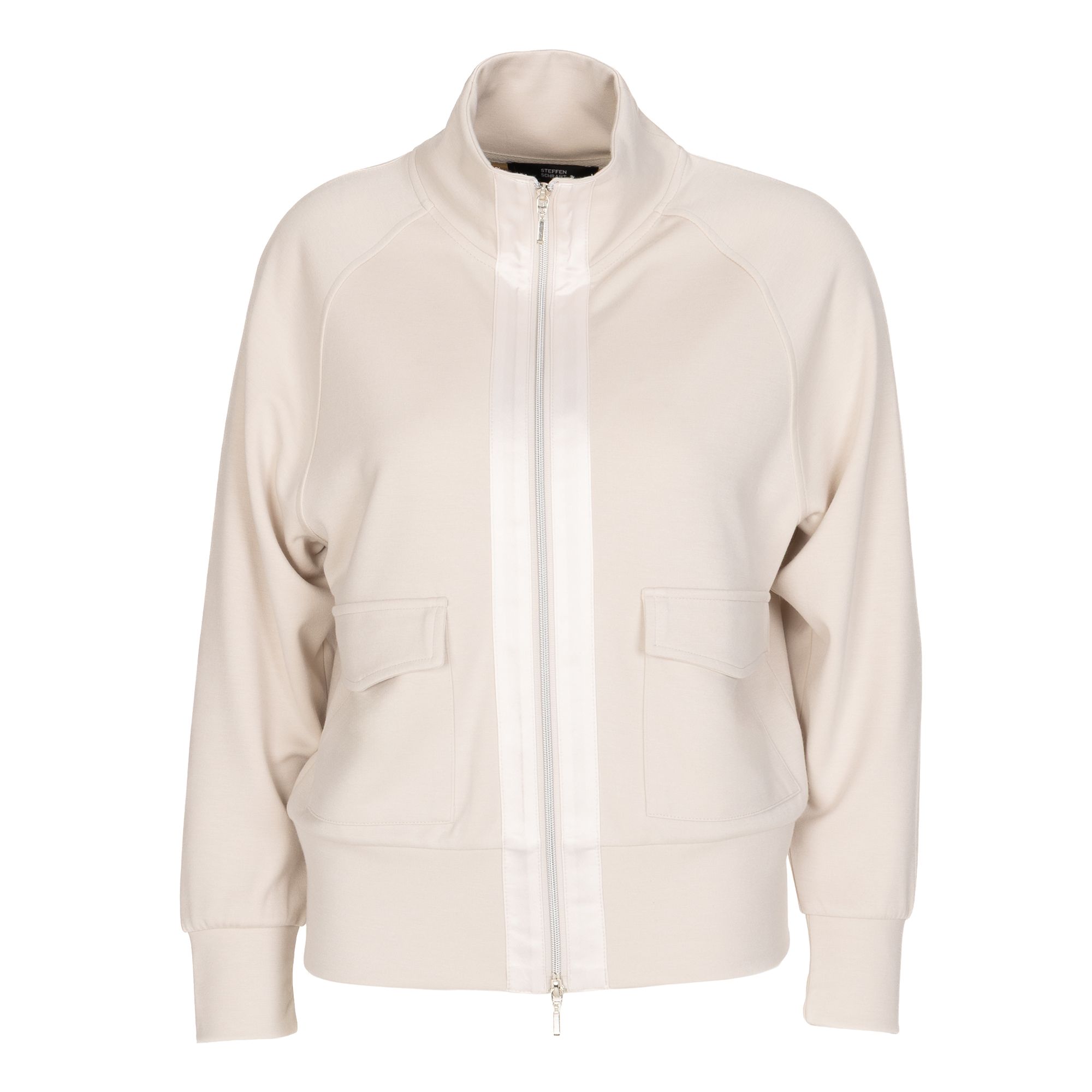 STEFFEN SCHRAUT Scubajacke Stehkragen 2-Wege-Reißverschluss leger weit