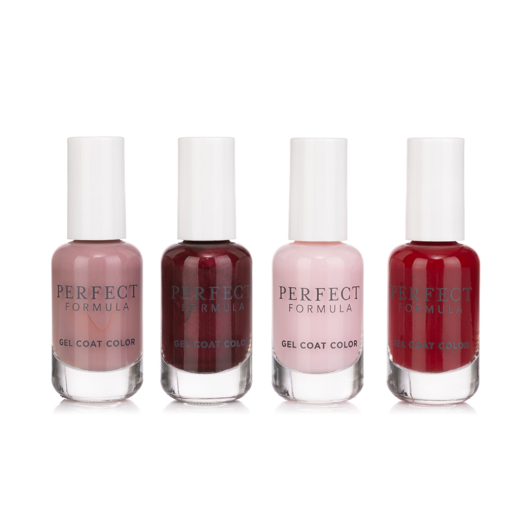 PERFECT FORMULA Gel Coat Color Nagellack Set 4x8ml