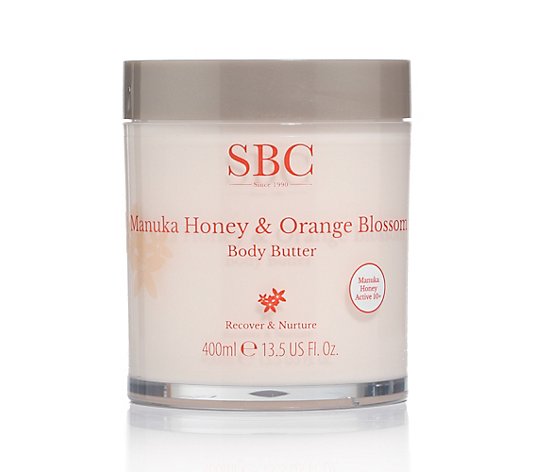 SBC Manuka Honig & Orangenblüten Körperbutter 400ml