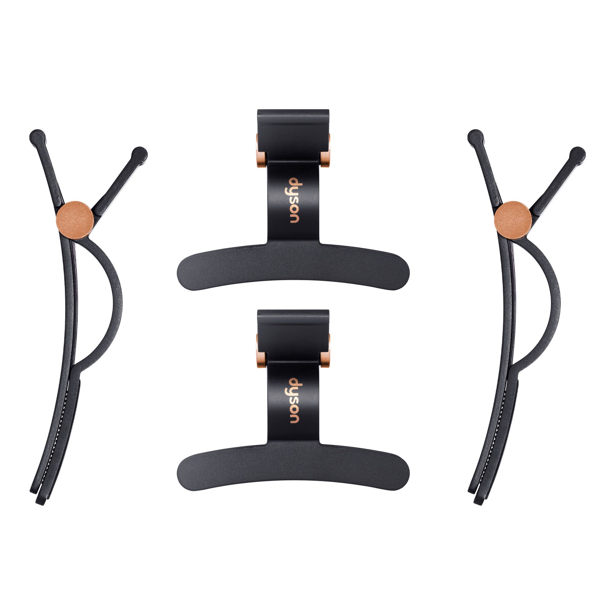 DYSON Haarclips 2 zum Abteilen & 2 breite Haarclips, 4 Stück