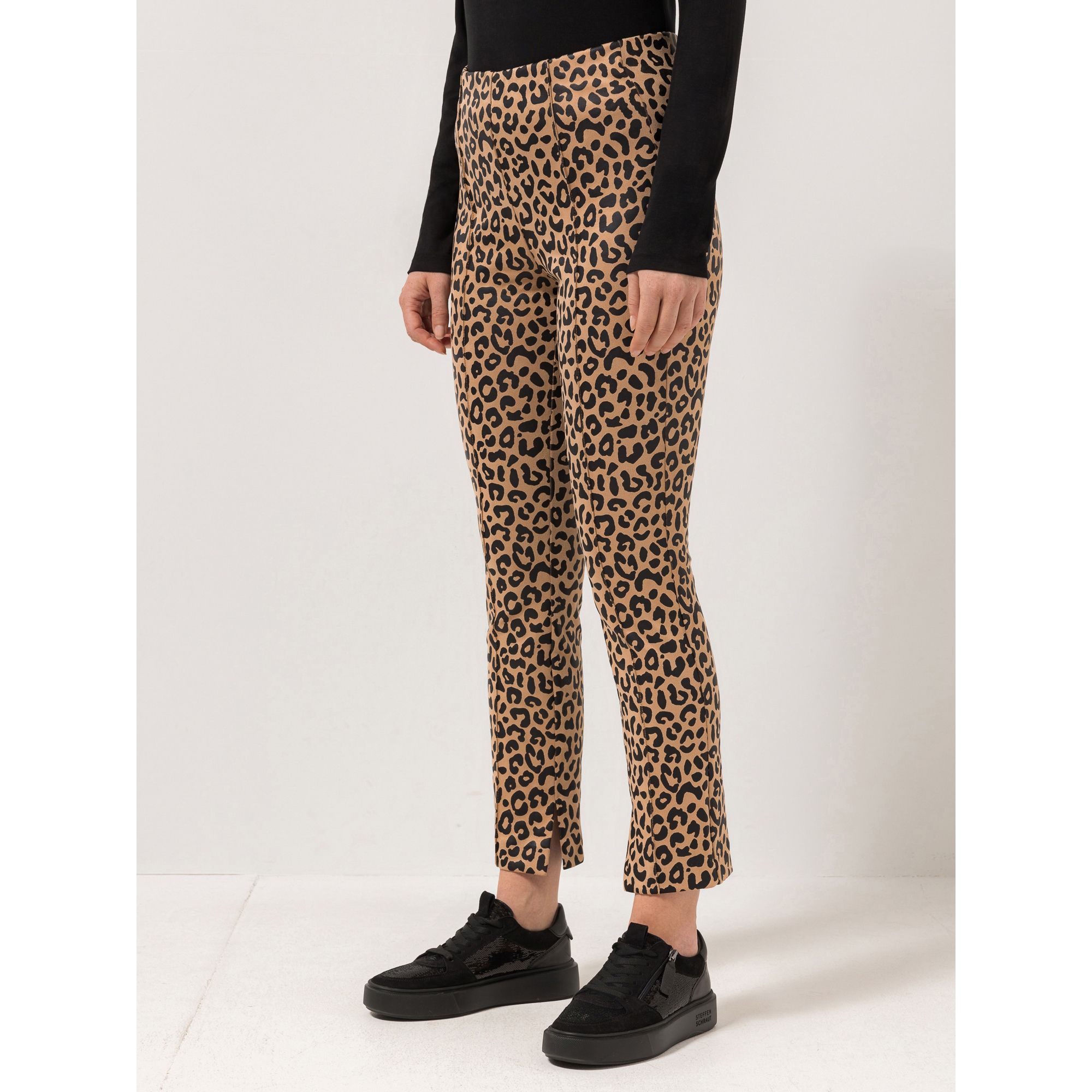 STEFFEN SCHRAUT Hose in Veloursoptik knöchellang gerades Bein