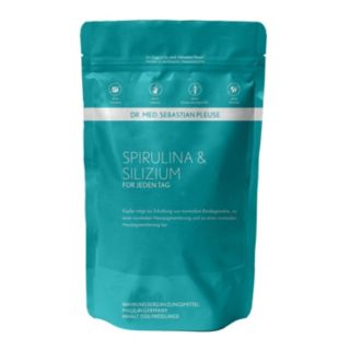 Dr. med. Sebastian Pleuse Spirulina & Silizium 1.200 Presslinge für 200 Tage