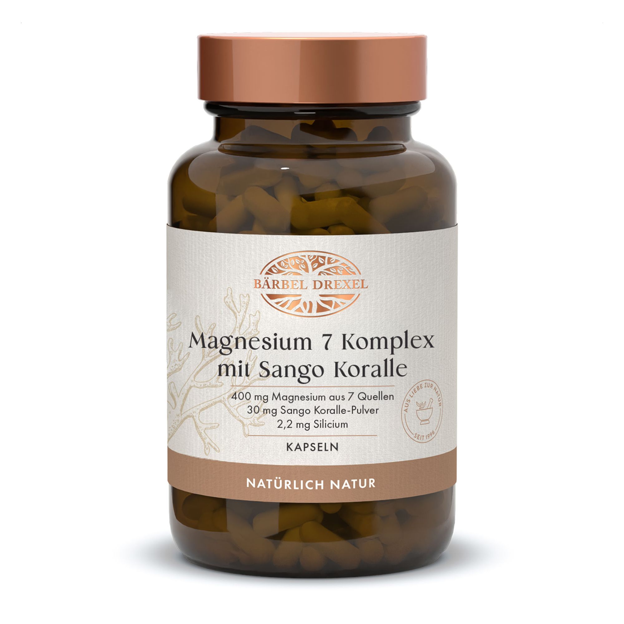 BÄRBEL DREXEL Magnesium 7 Komplex mit Sango Koralle 60 Stück für 30 Tage