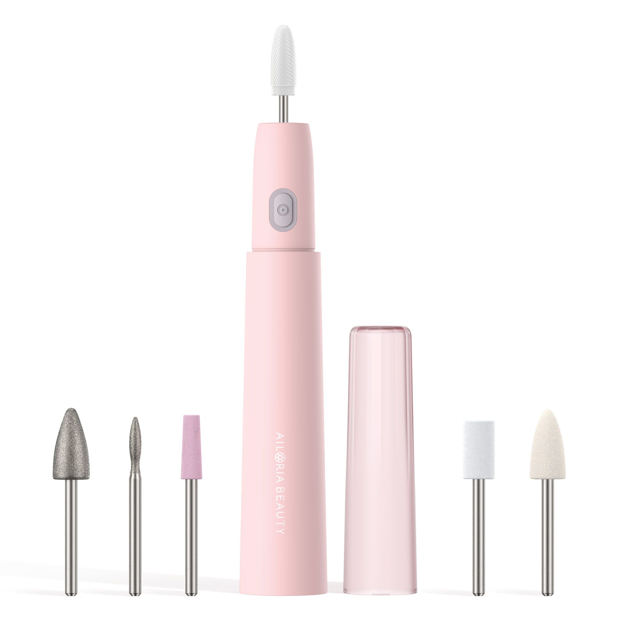 AILORIA Sophistique elektr. Maniküre- & Pediküre-Set inkl 6 Aufsätzen