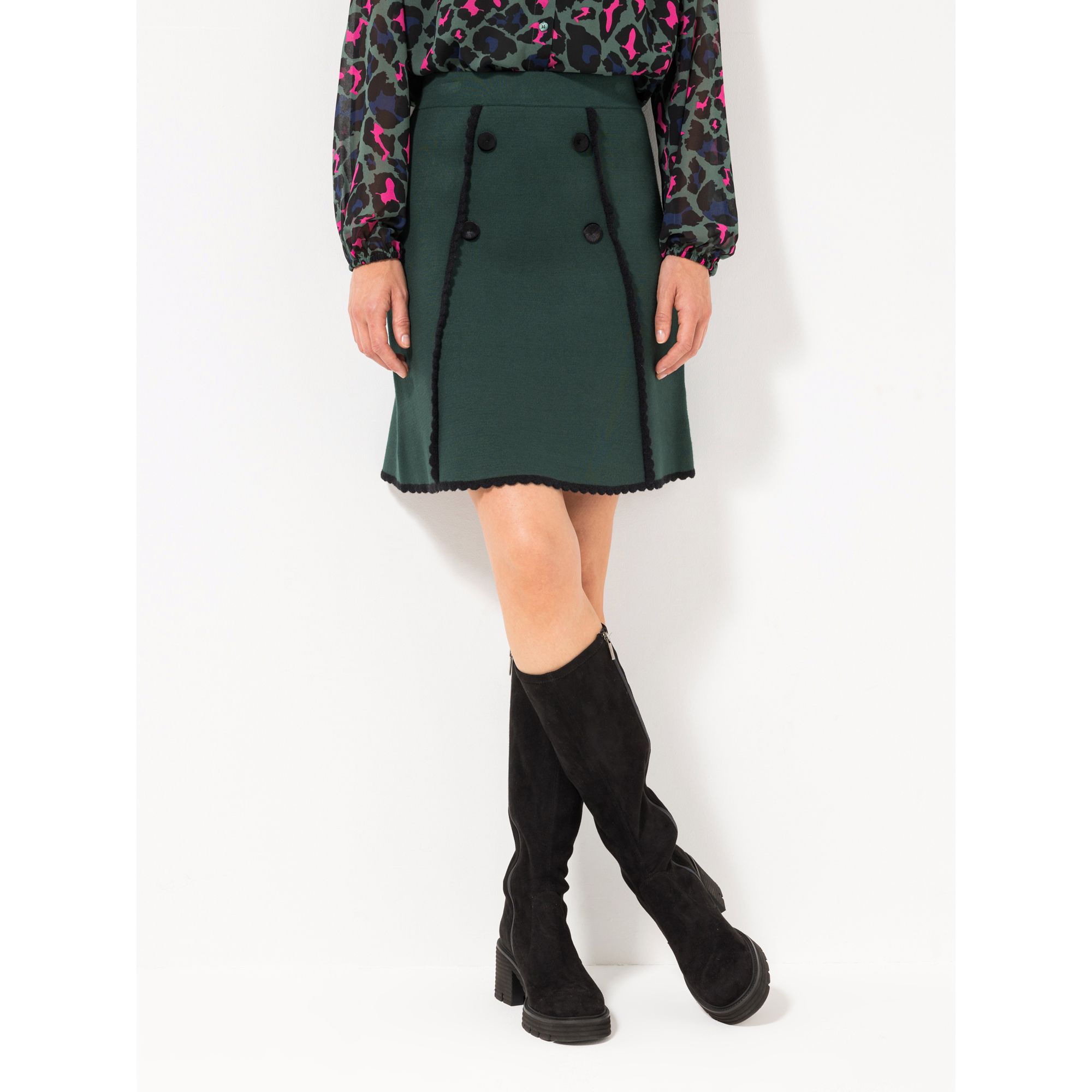 STEFFEN SCHRAUT Rock Antwerpen kurze Form Rundumdehnbund A-Form