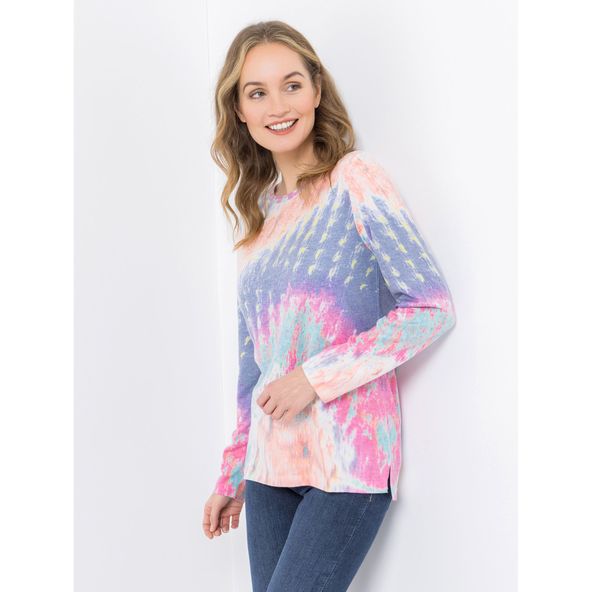 DINE 'N' DANCE Pullover, 1/1-Arm Motivdruck Strassmotiv figurumspielend