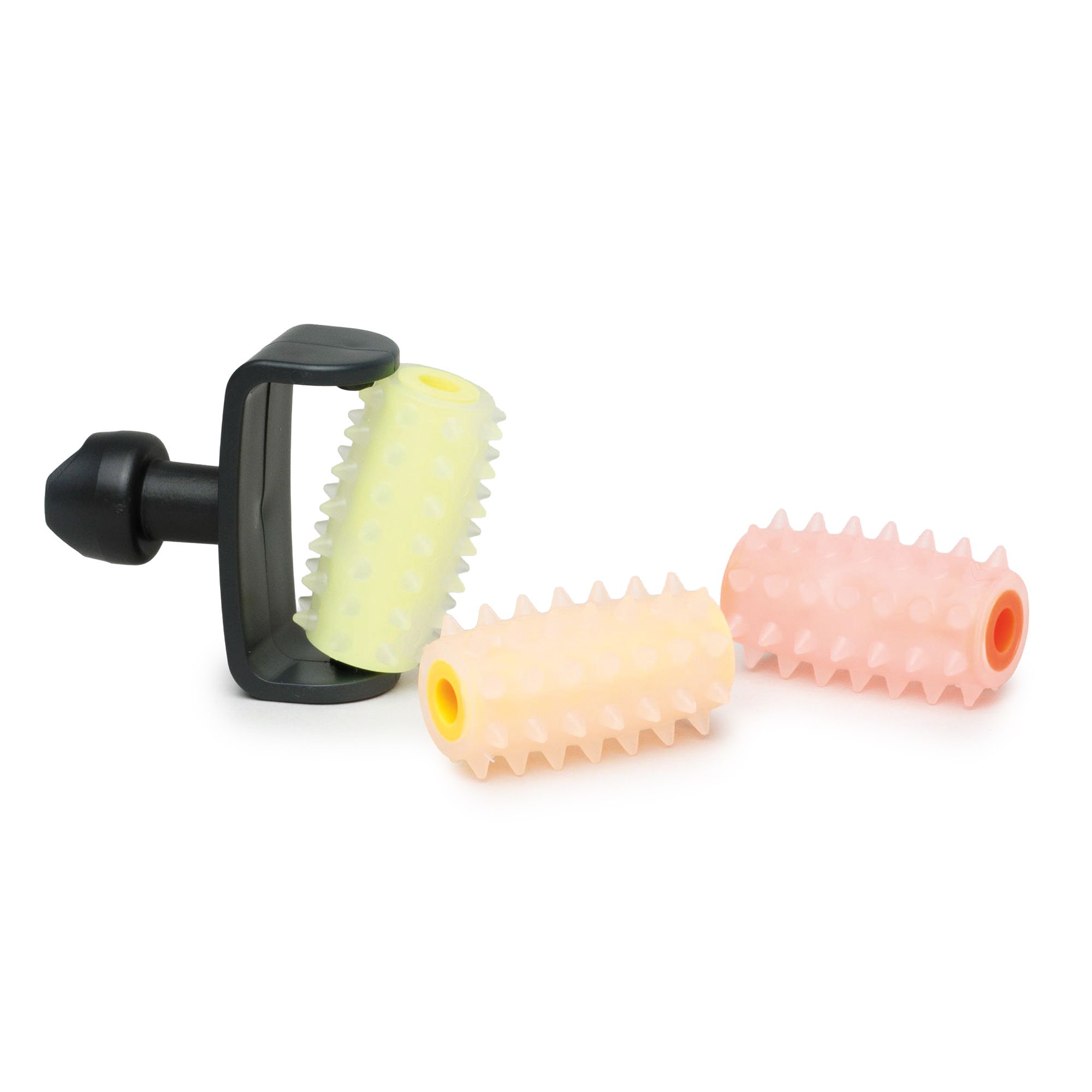 NOVAFON Sensi-Roller Set weich, mittel, hart 3tlg., anthrazitgrau