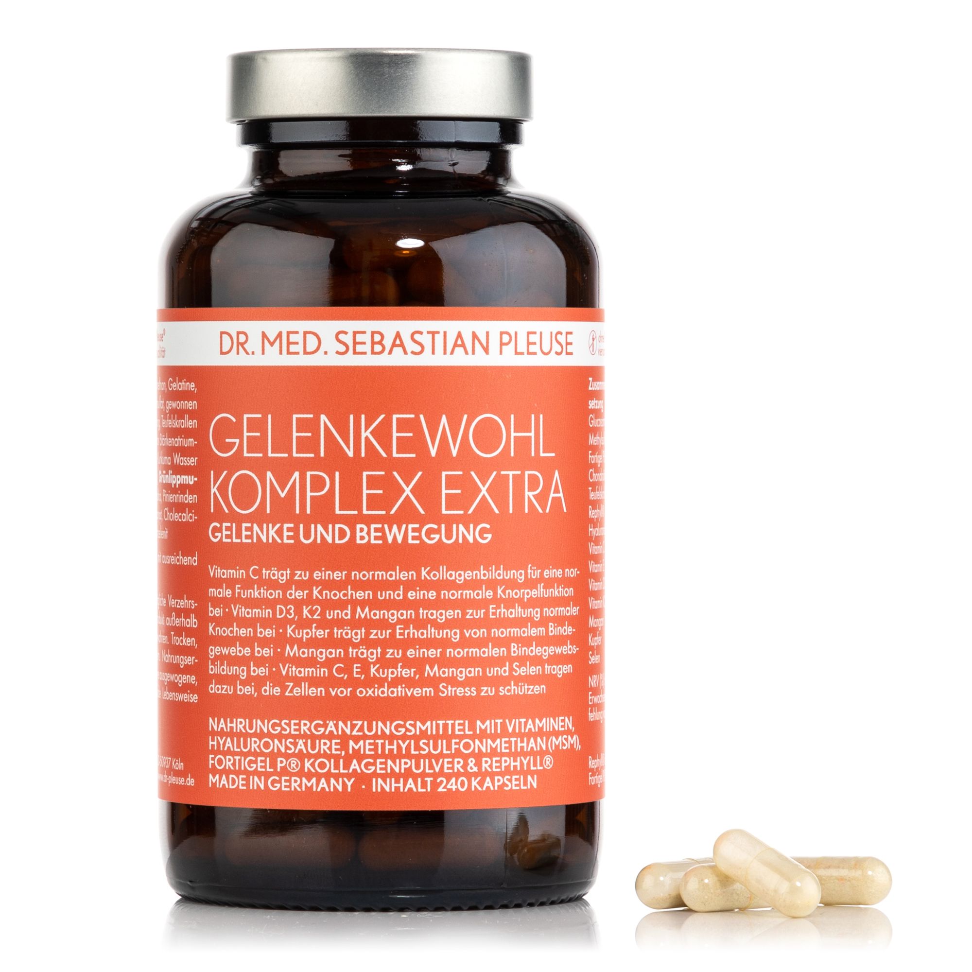 Dr. med. Sebastian Pleuse Gelenkewohl Extra Fortigel®&Rephyll® 240 Kapseln für 60T
