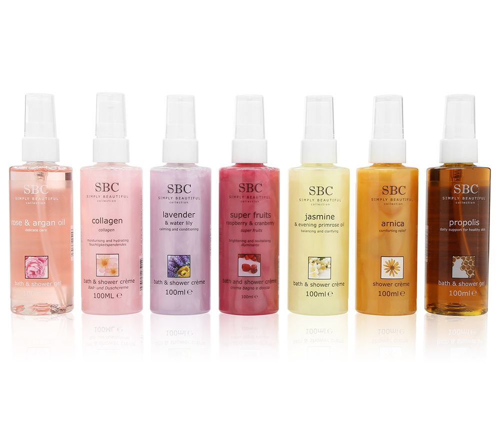 SBC Bath & Shower MiniCollection 7x 100ml QVC.de
