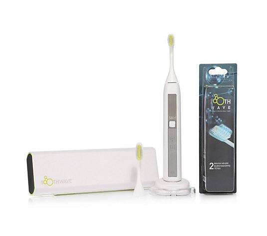 SILK'N® ToothWave™ elektr. Zahnbürste inkl. USB-Ladeetui & 4 Bürstenköpfe