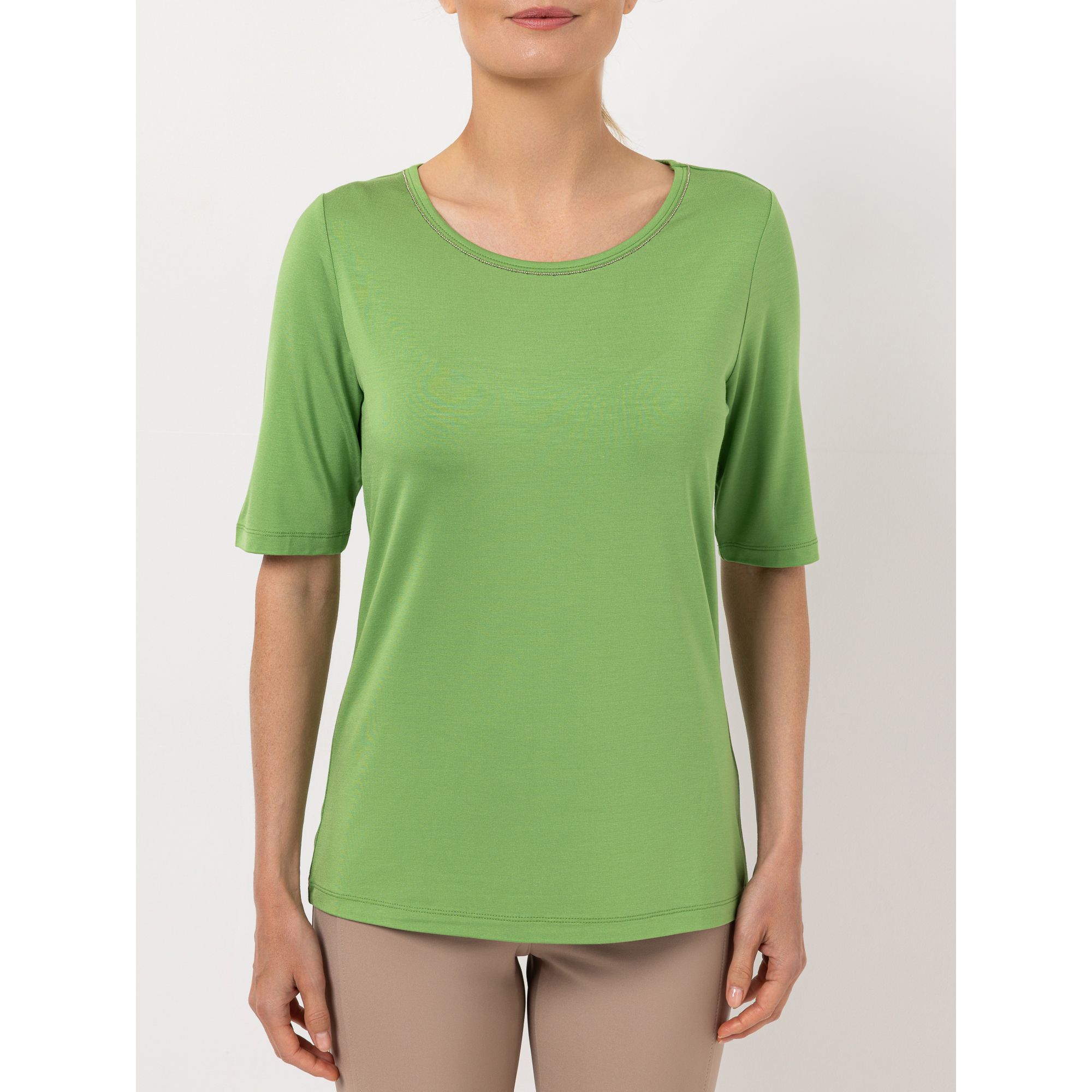 STEFFEN SCHRAUT Shirt Porto Cervo langer Halbarm mit Ketten-Detail figurumspielend