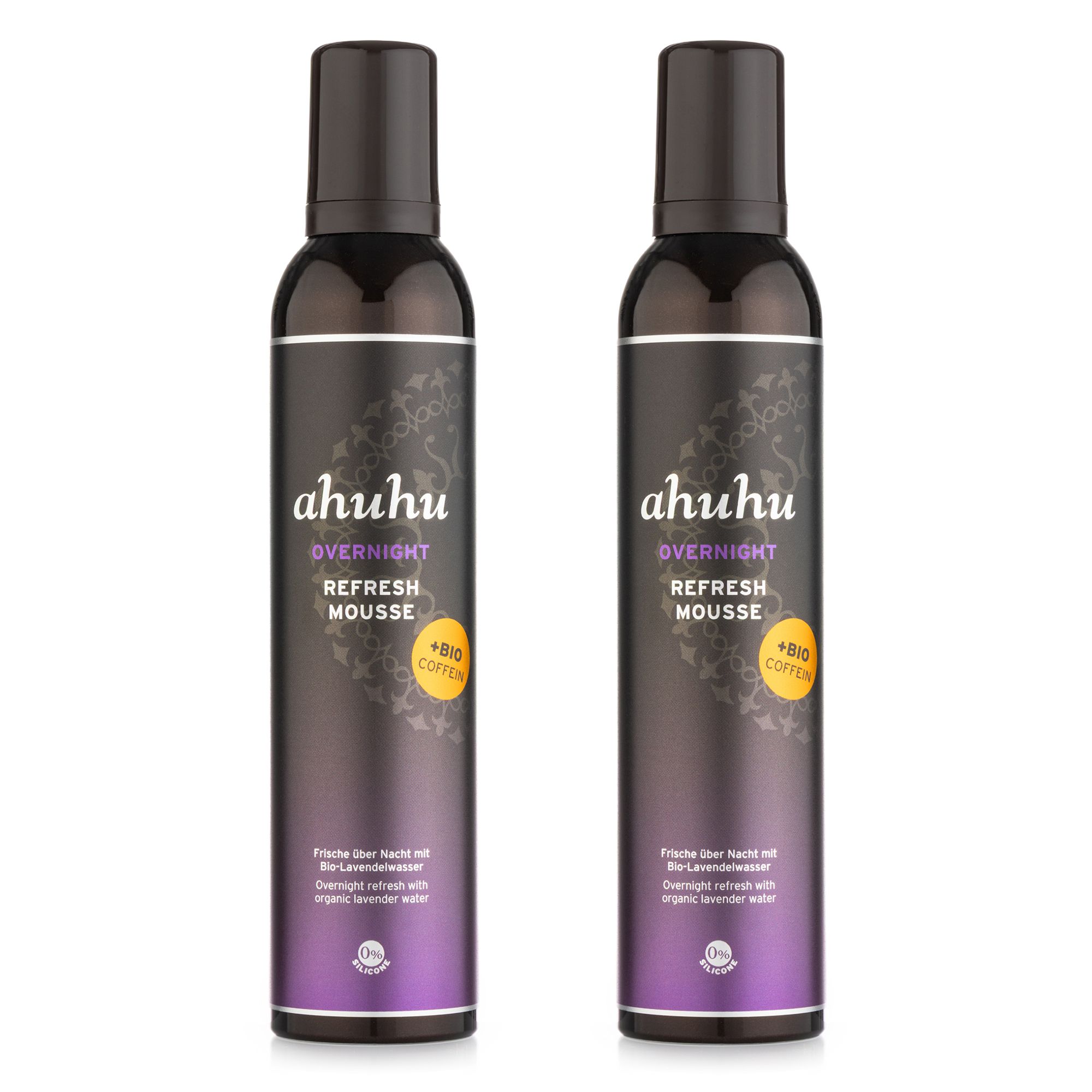 ahuhu Overnight Refresh Mousse + Bio Coffein 2x 300ml lim Edition