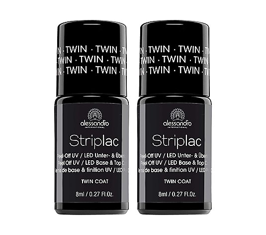 alessandro® Striplac Twin Coat Duo Unter- & Überlack je 8ml