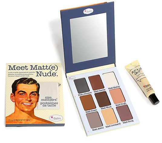 theBalm® cosmetics Meet Matt(e) Nude & Put A Lid On It Set, 2tlg.