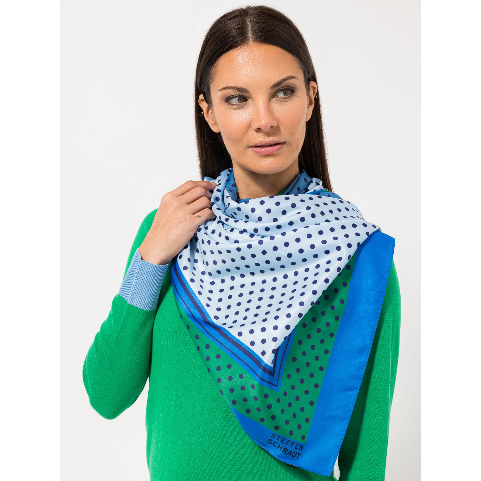 STEFFEN SCHRAUT Schal Caracas Twill-Stoff Allover-Druck ca. 190x90cm