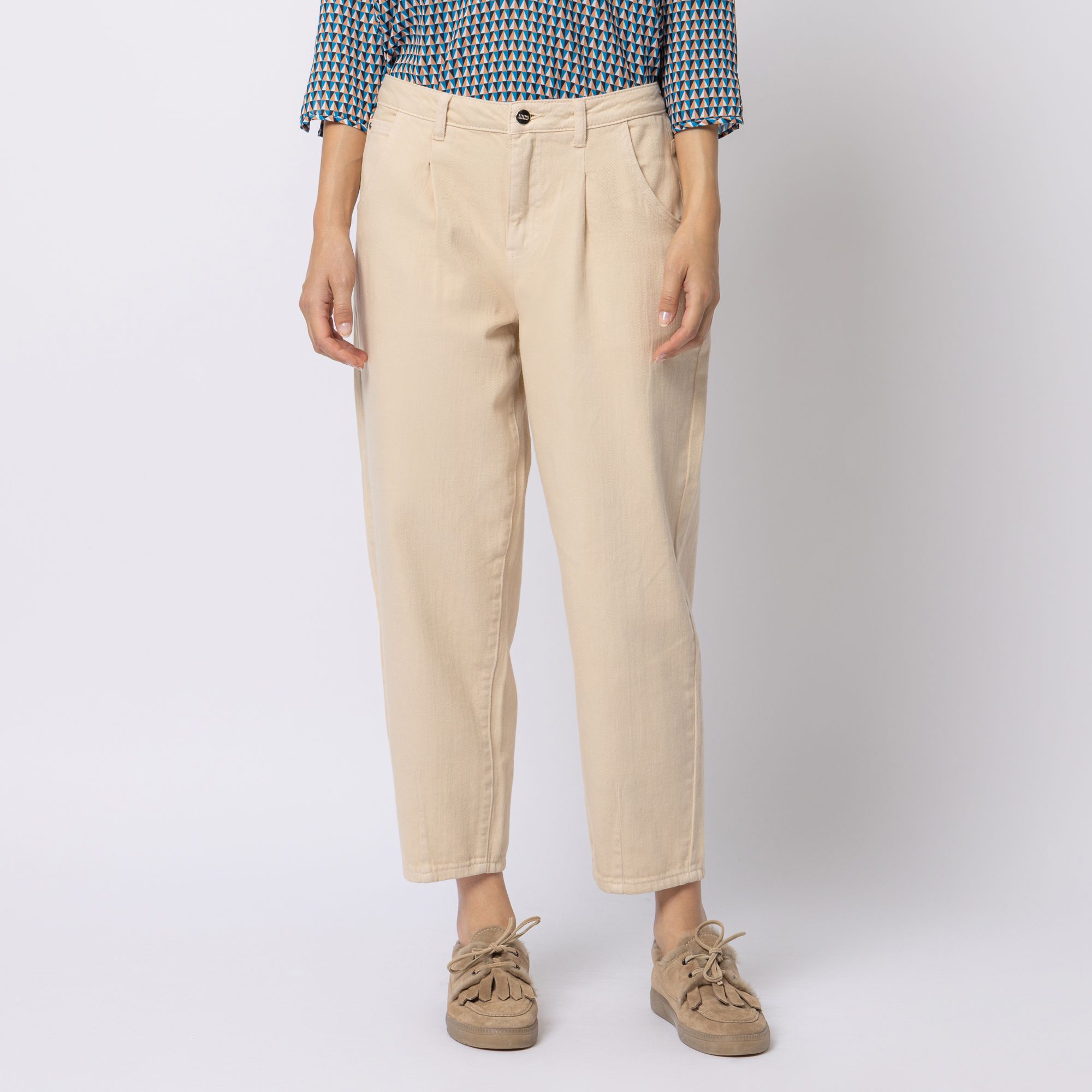 STEFFEN SCHRAUT Hose, 7/8 Länge 5-Pocket-Style Barrel-Style O-Form